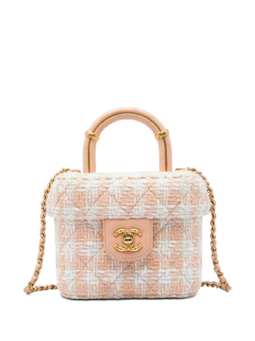 2021-2026 Mini Tweed Crush Top Handle Bag satchel