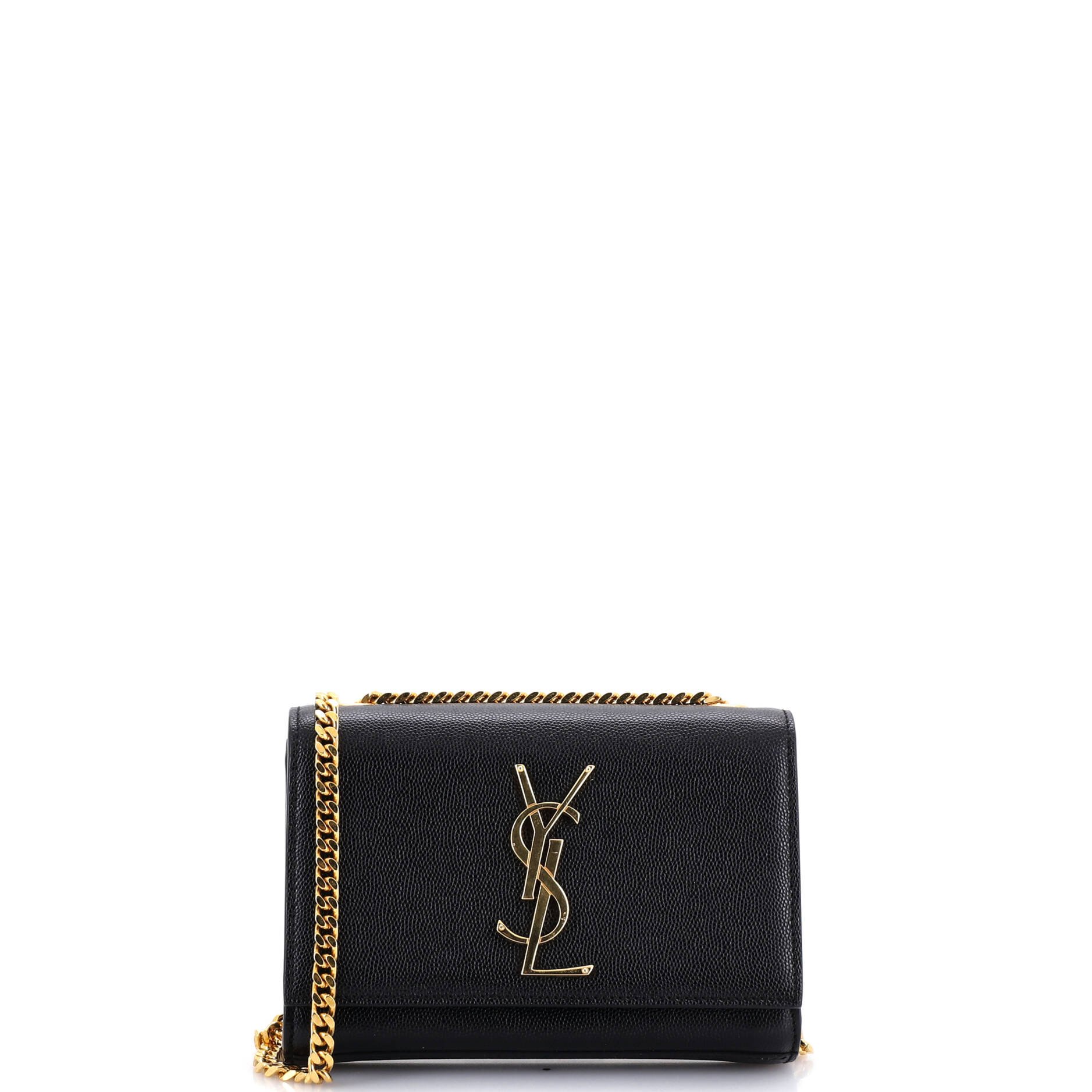 Classic Monogram Crossbody Bag Grainy Leather Small