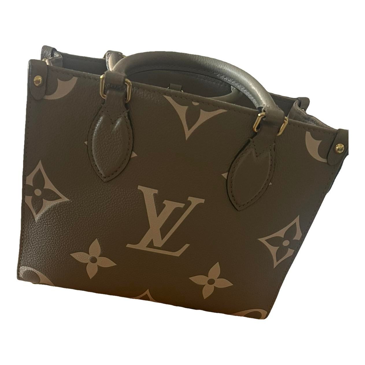 Louis Vuitton OnTheGo East West leather tote
