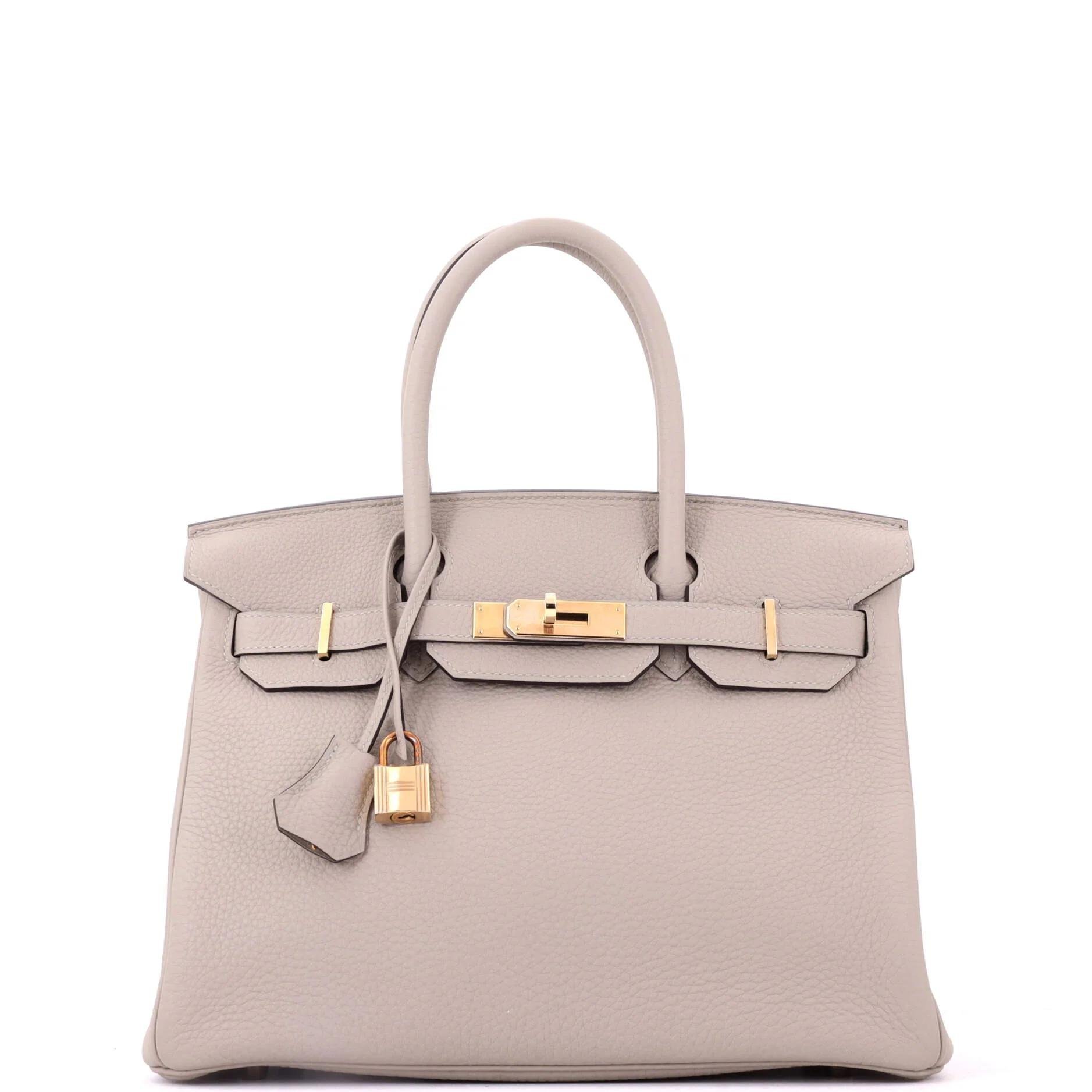 Birkin 30 leather tote