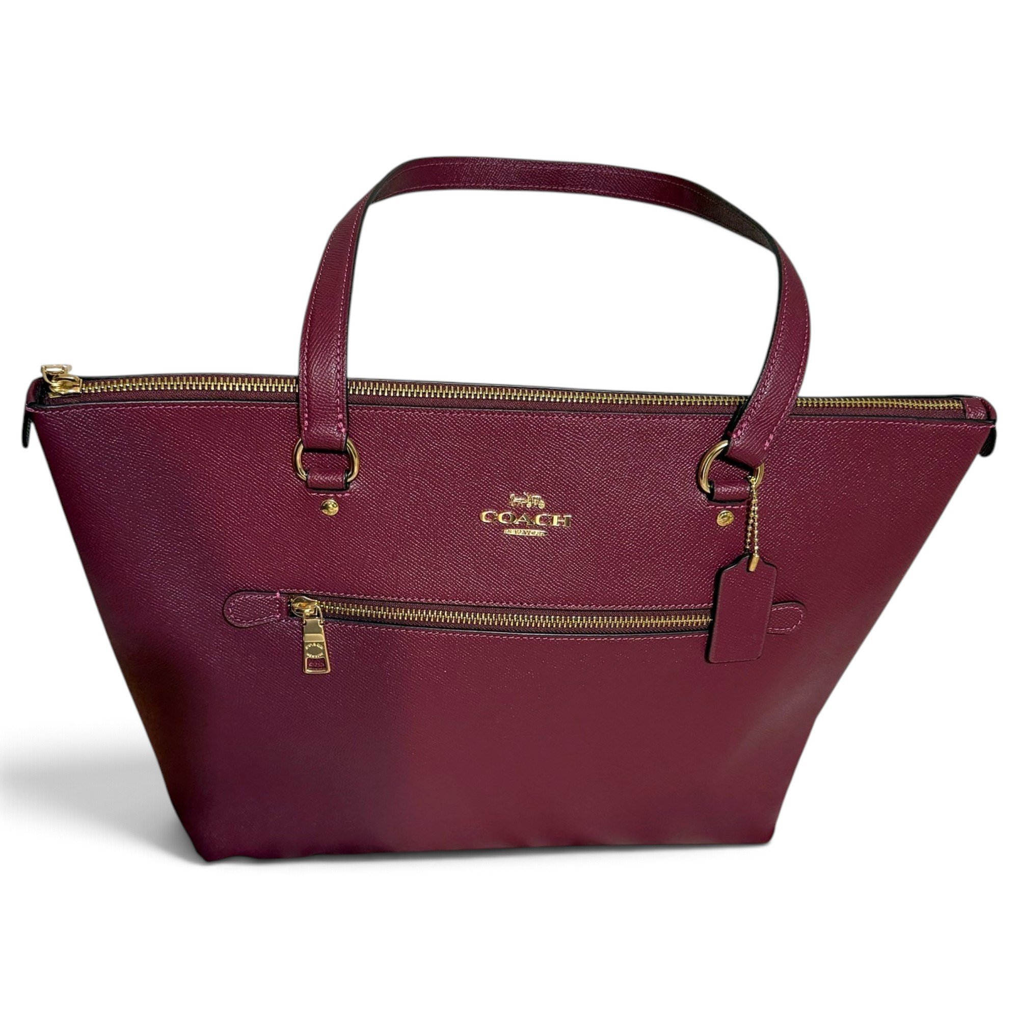 Leather tote