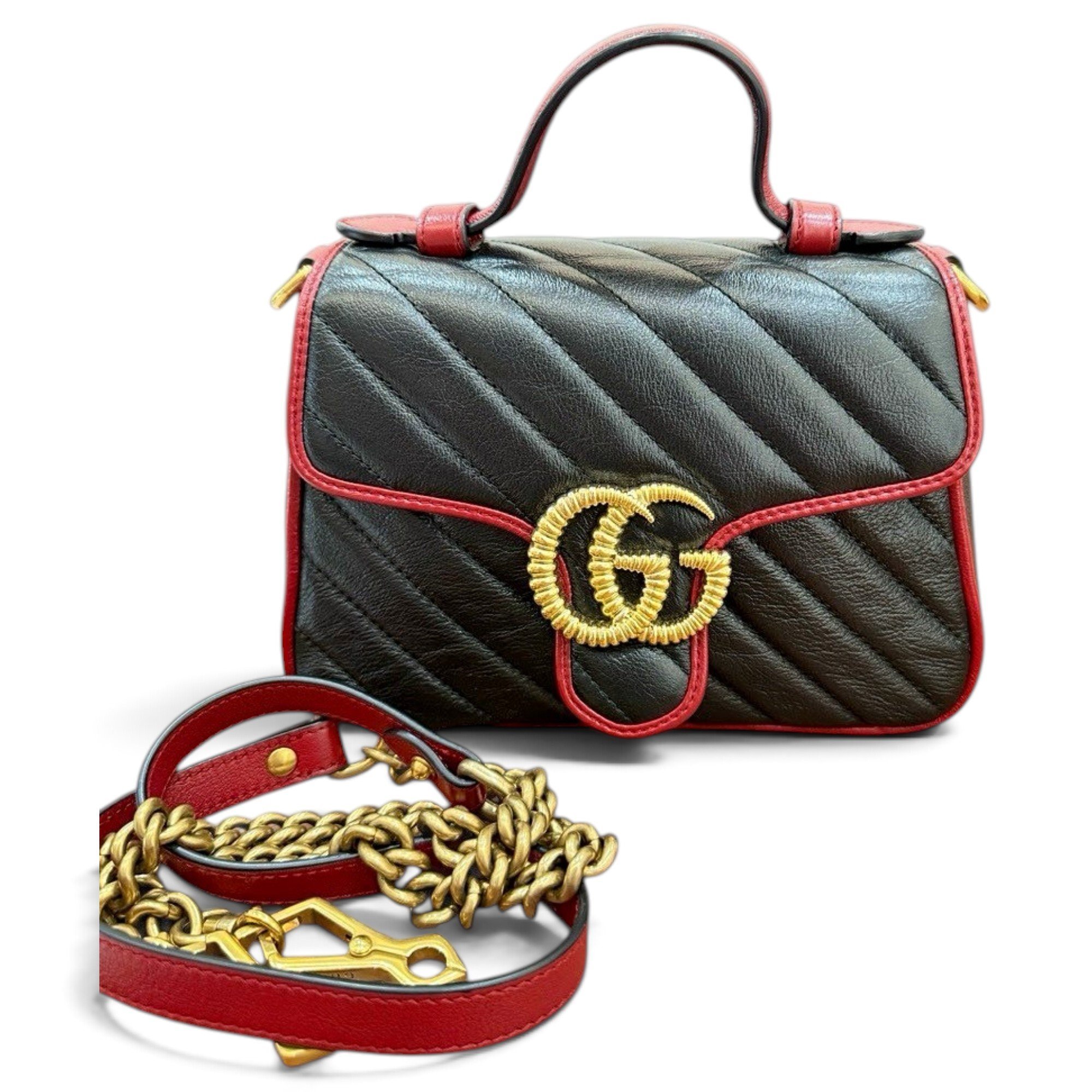 Leather handbag