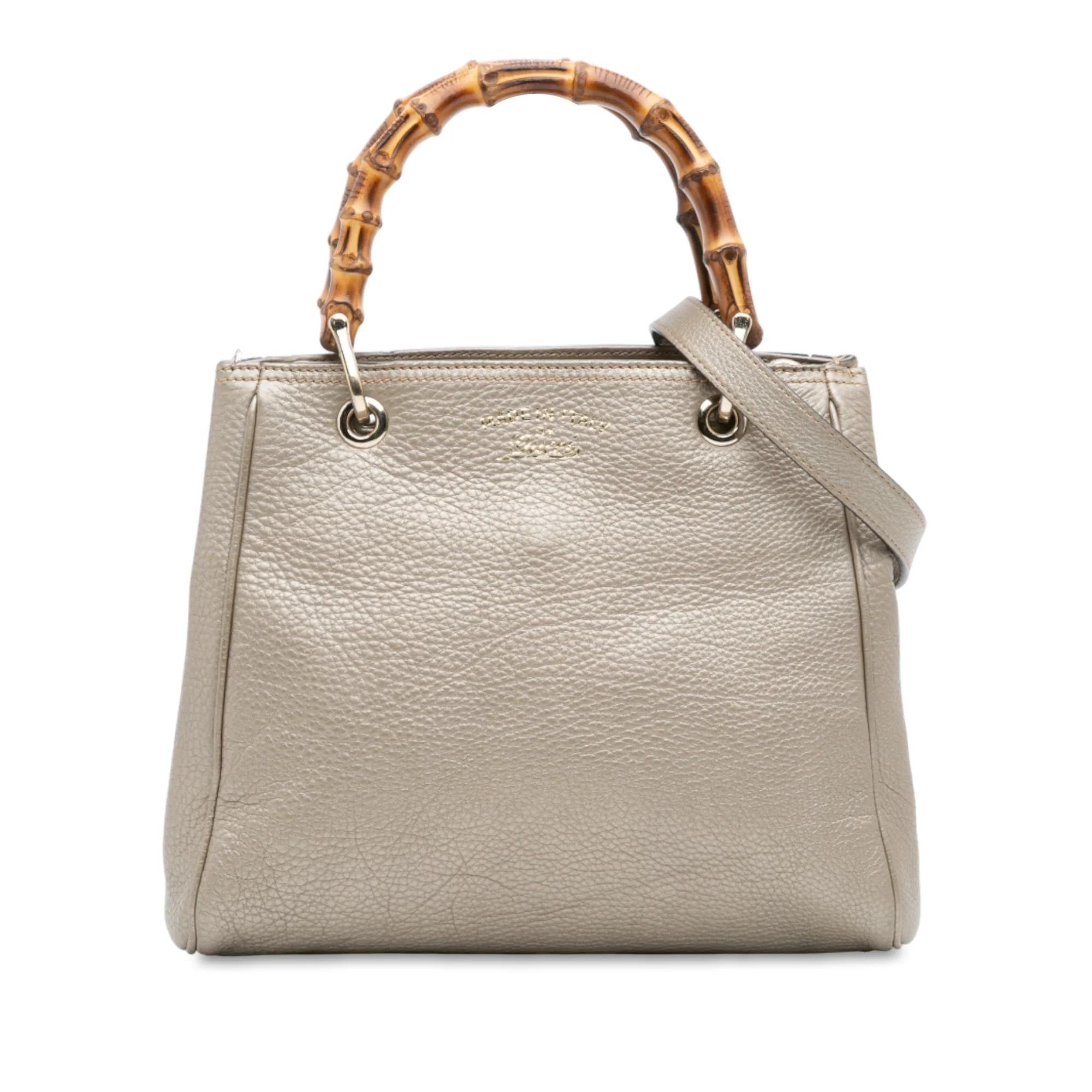 Bamboo leather satchel