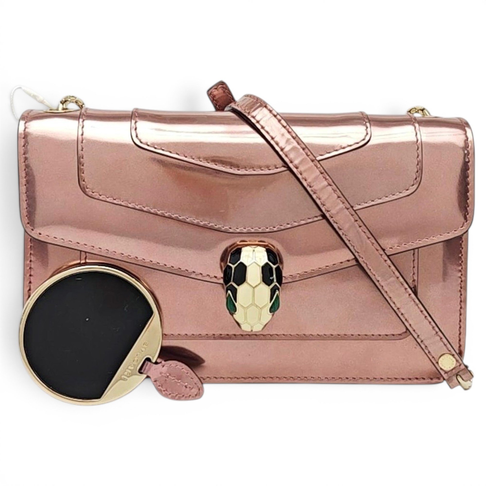 Serpenti leather handbag