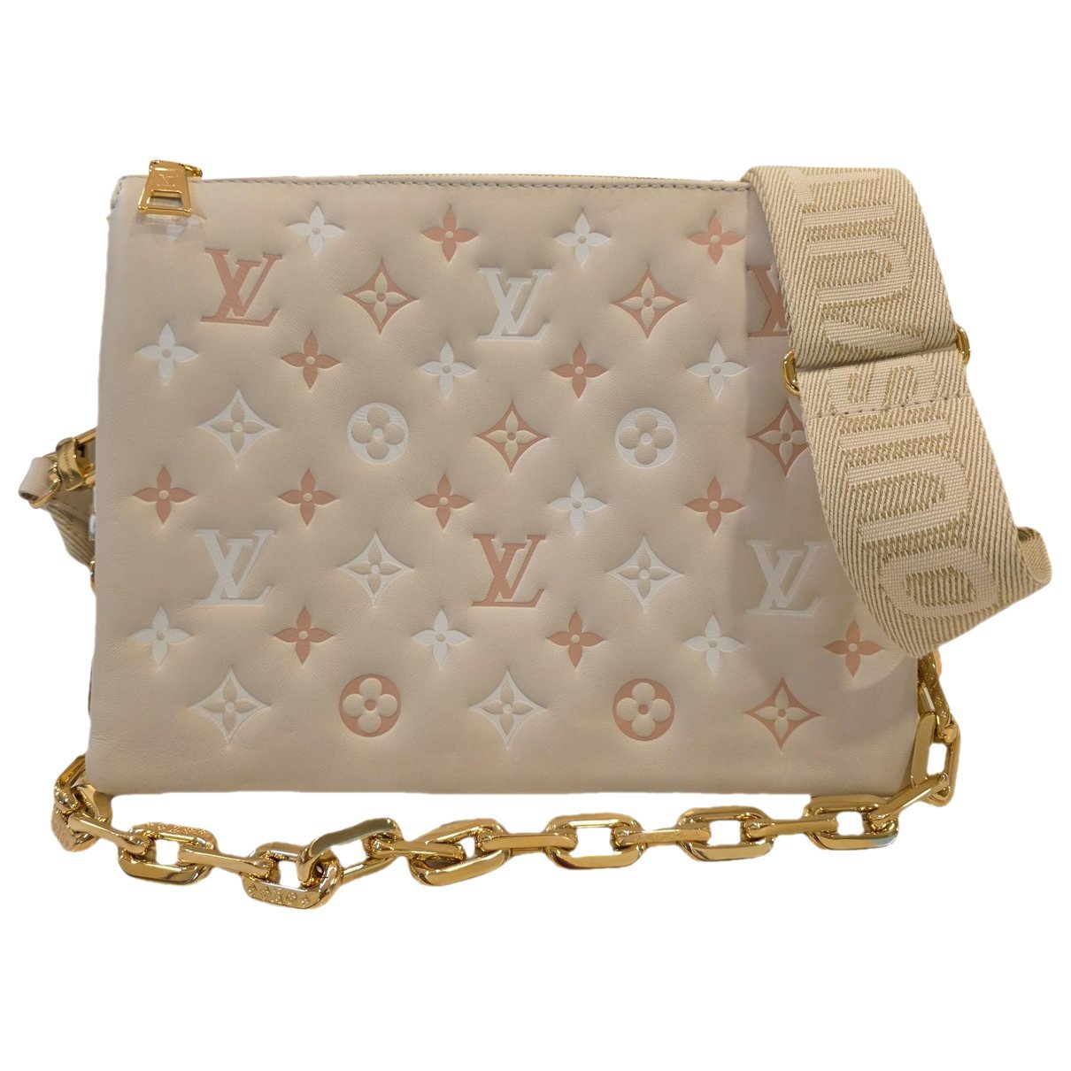 Coussin leather handbag