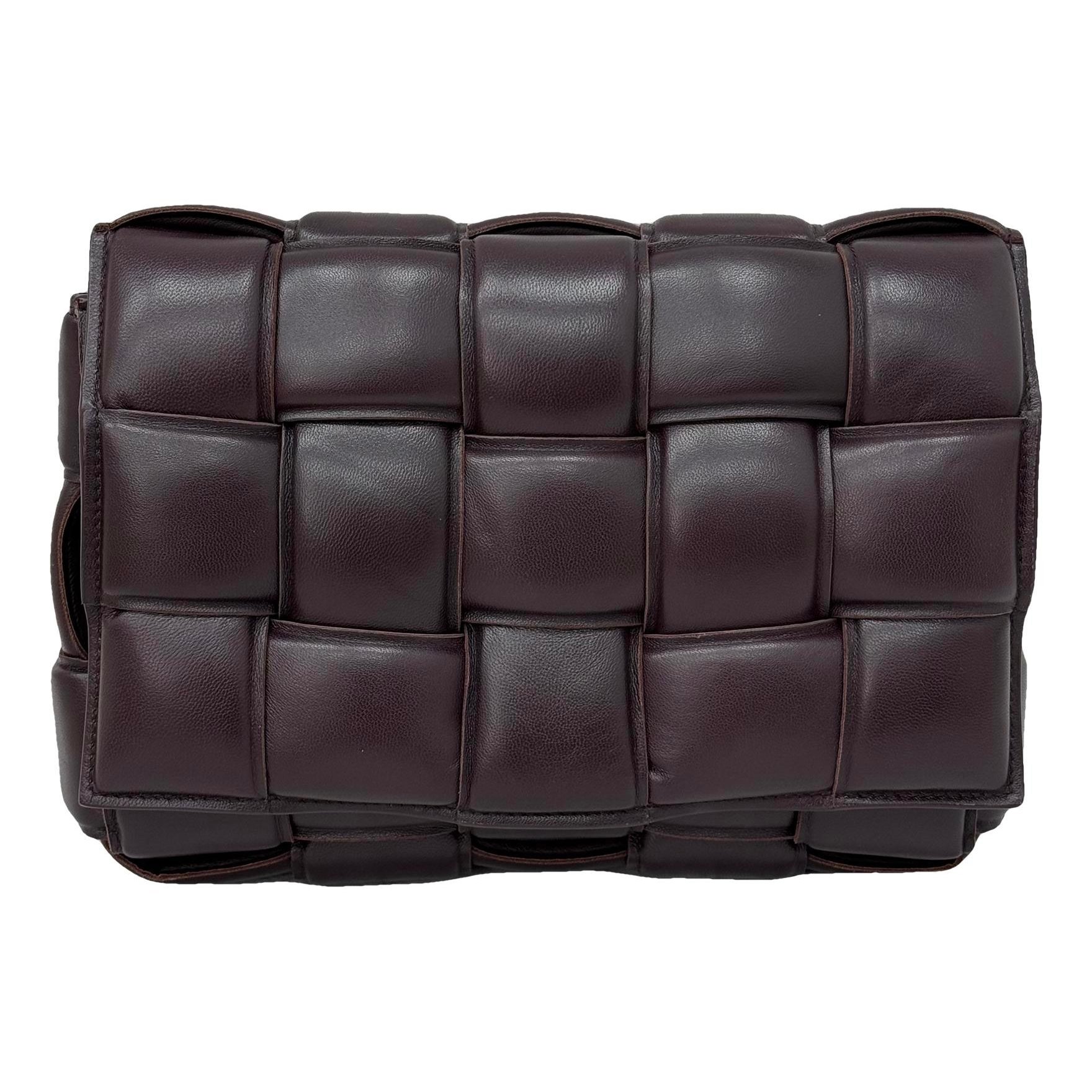 Cassette Padded leather handbag
