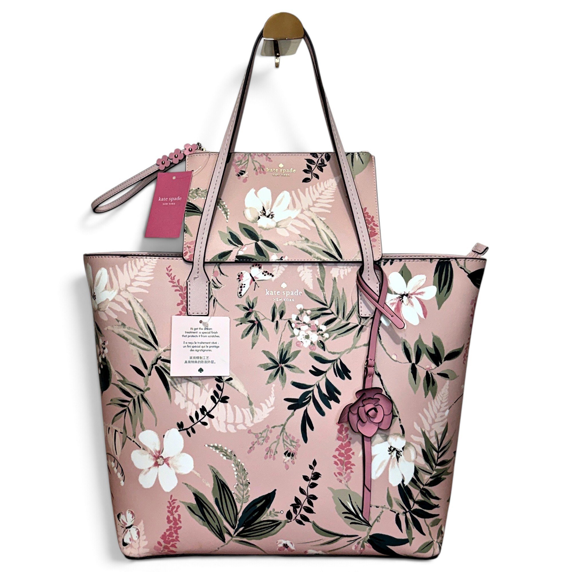 Leather tote