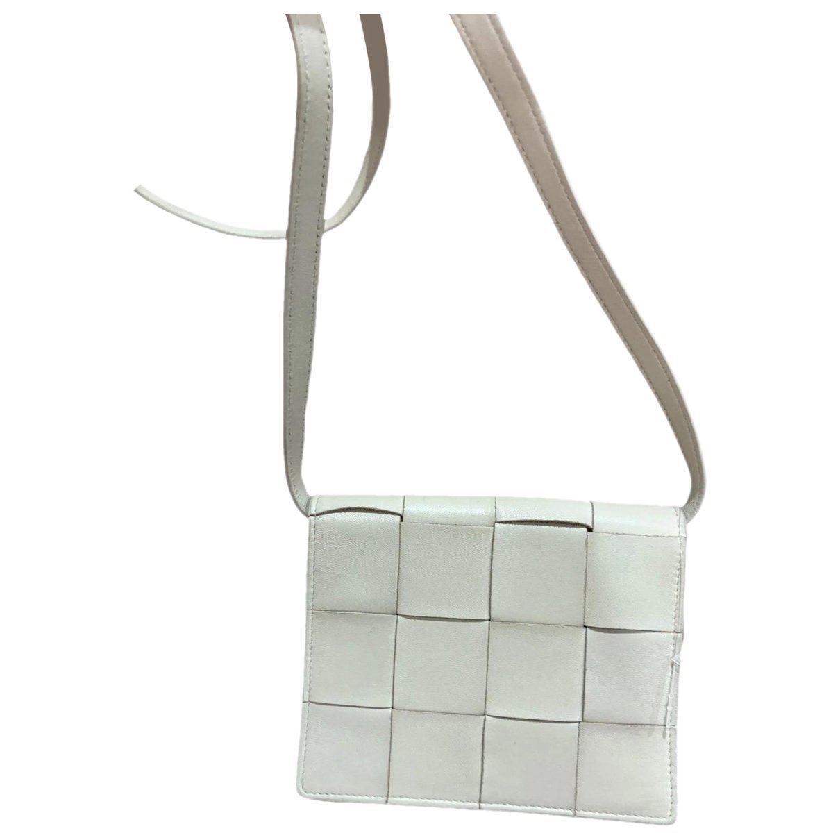 Cassette leather handbag