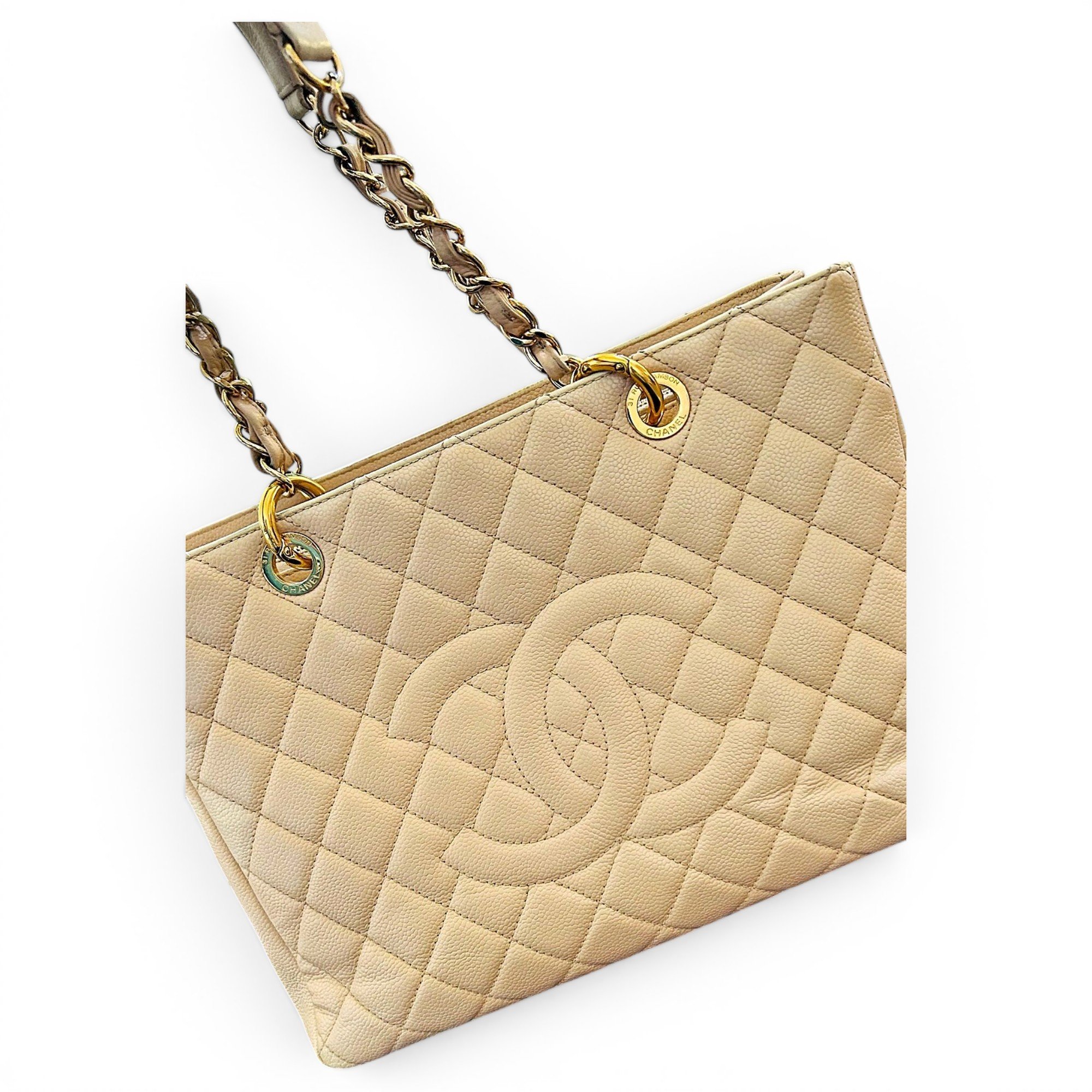 Grand shopping leather tote