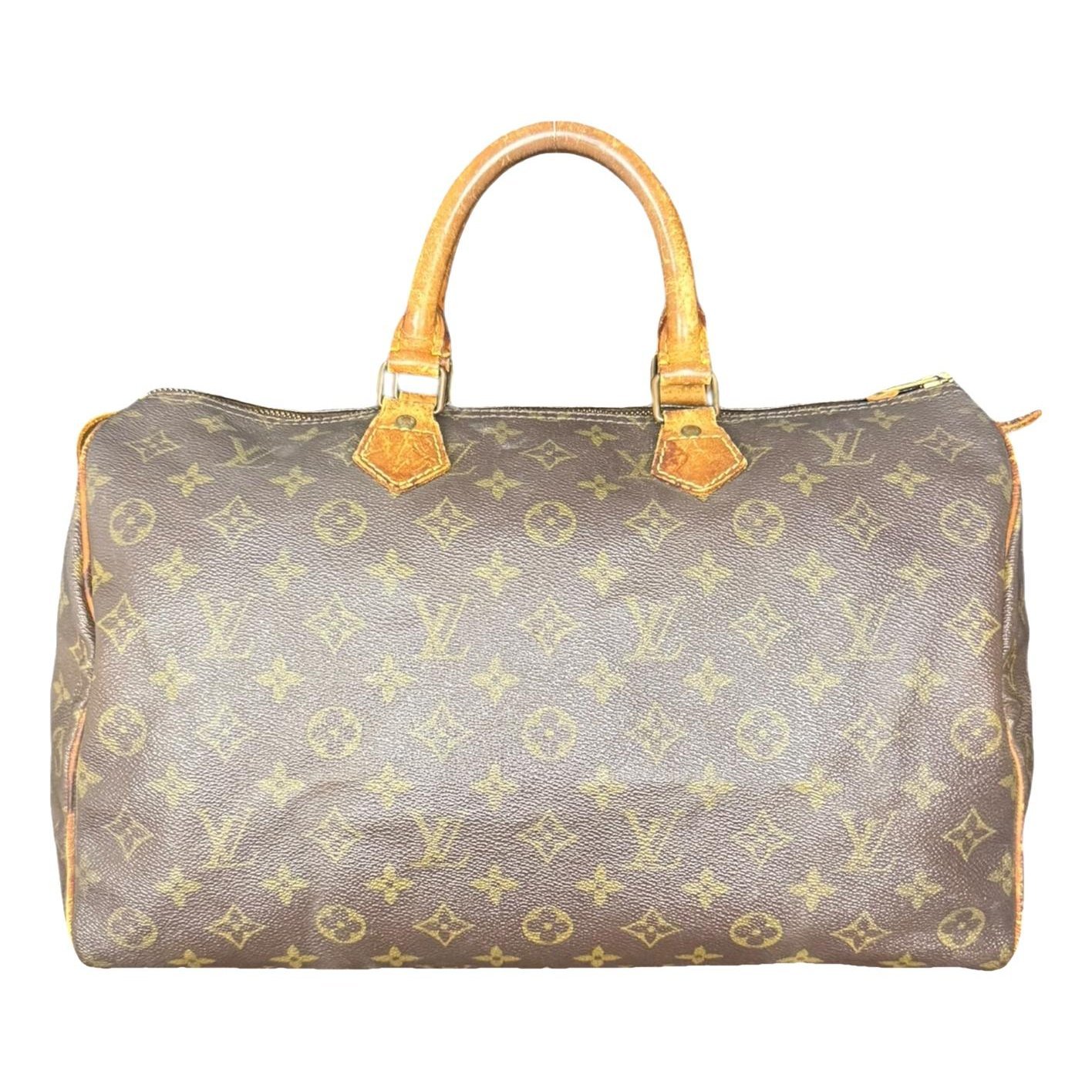 Speedy leather handbag