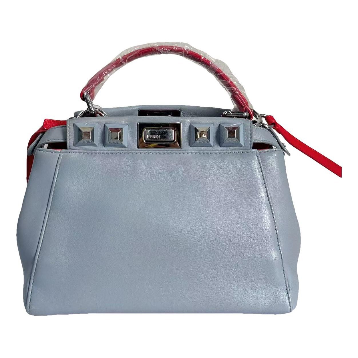Peekaboo leather handbag