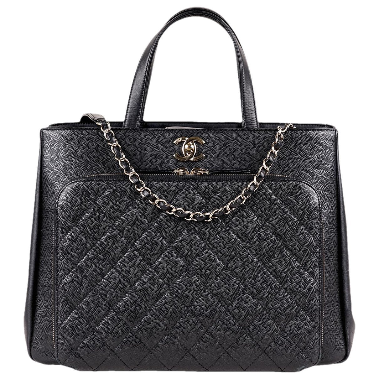 Leather tote