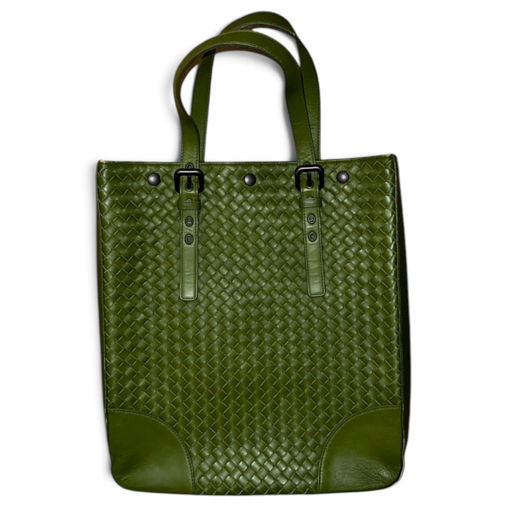 Leather tote