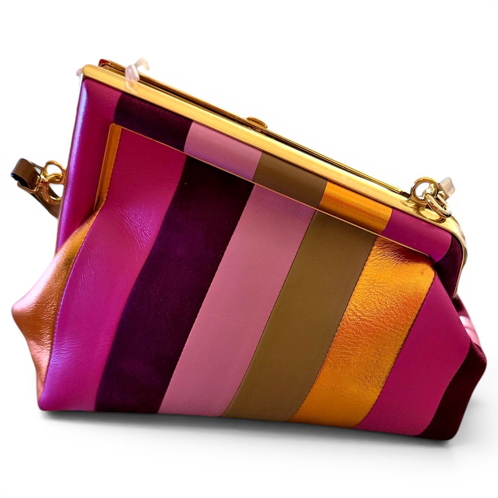 First leather crossbody bag