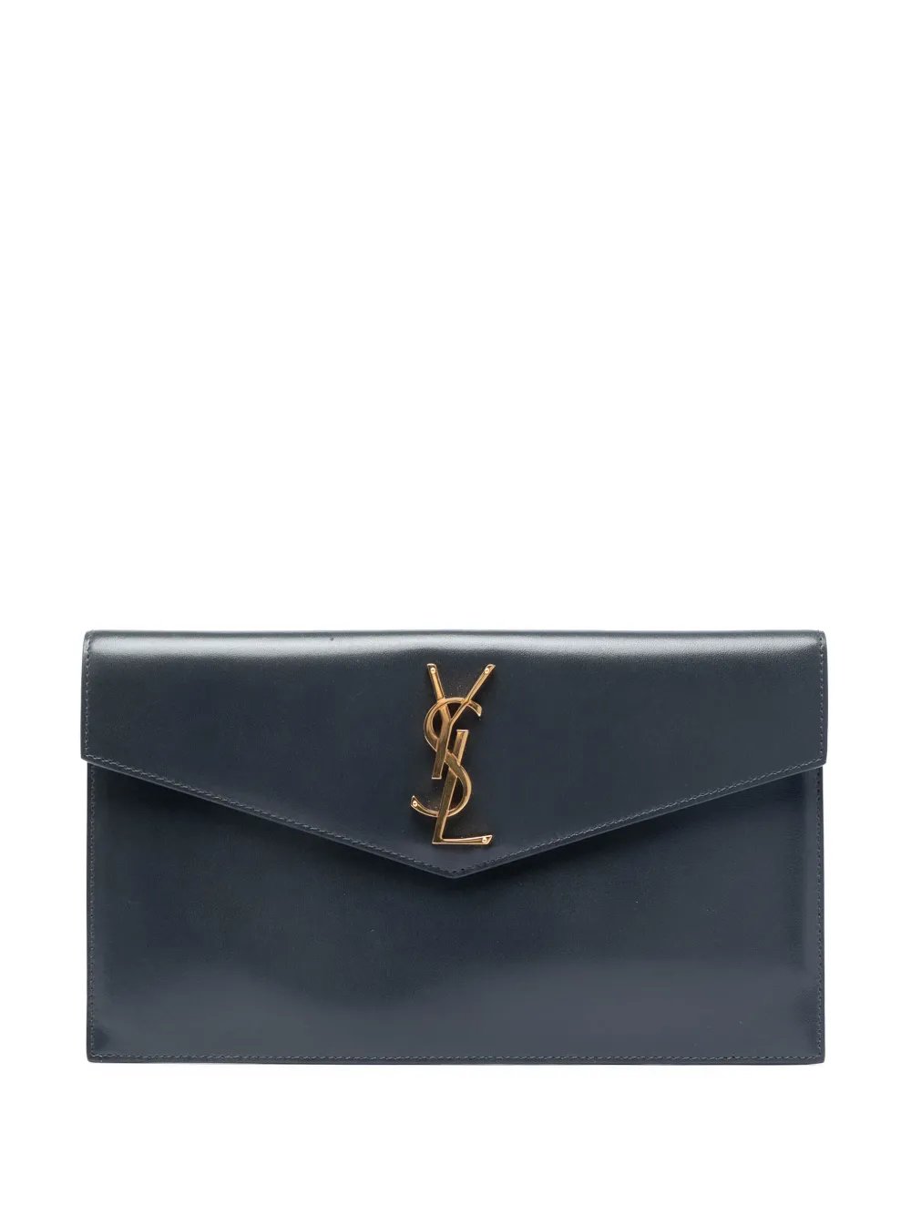 2019 Smooth Shiny Calfskin Monogram Uptown Pouch clutch bag