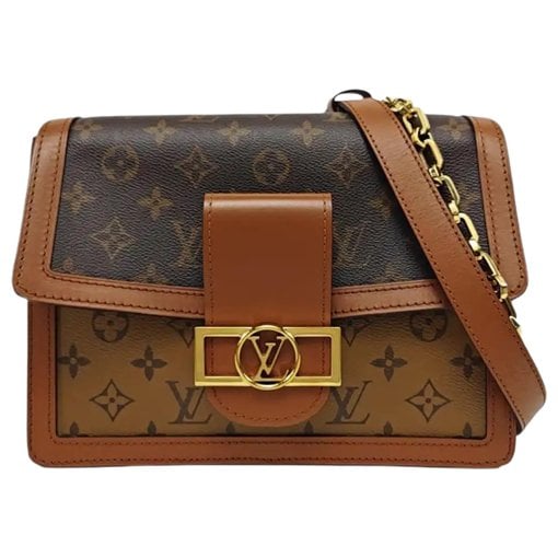 Dauphine leather crossbody bag