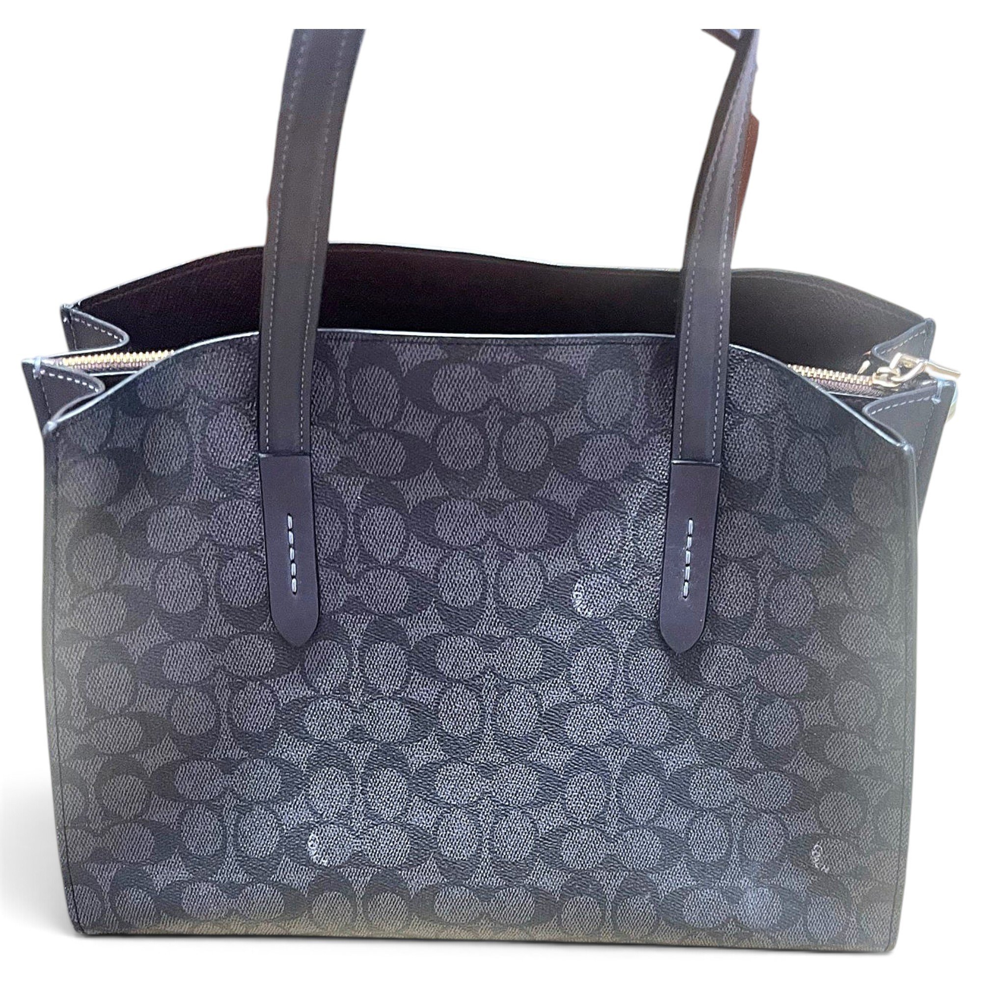 Leather tote