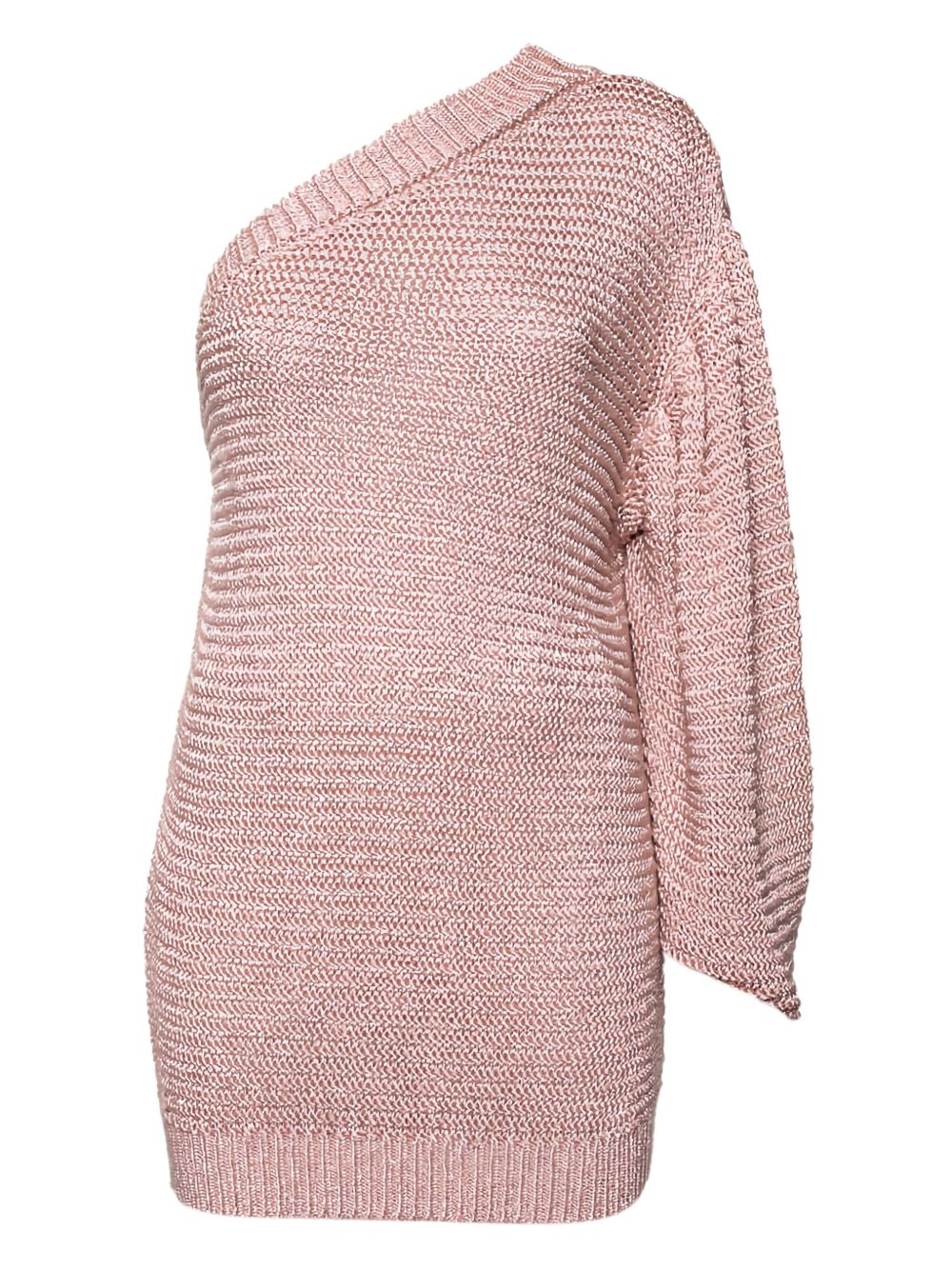 one-shoulder sweater