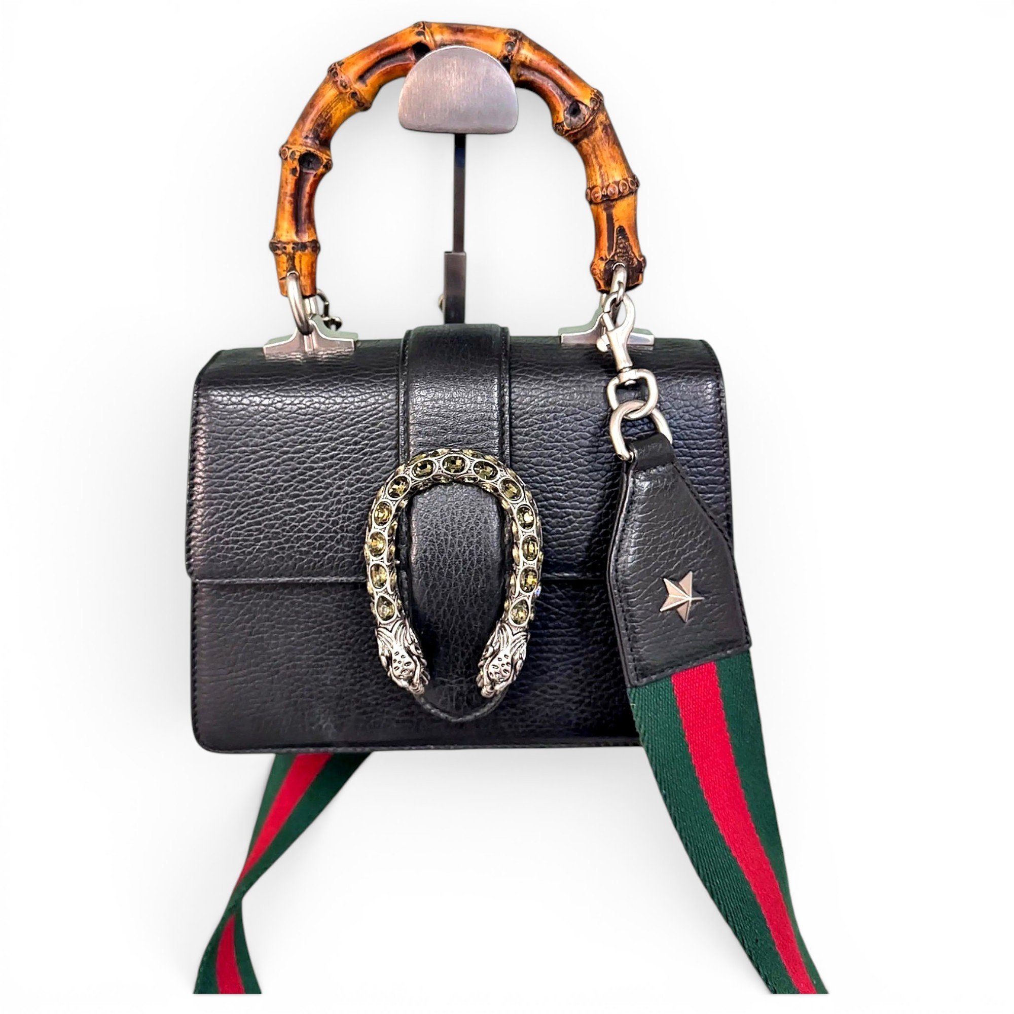 Dionysus Bamboo leather handbag