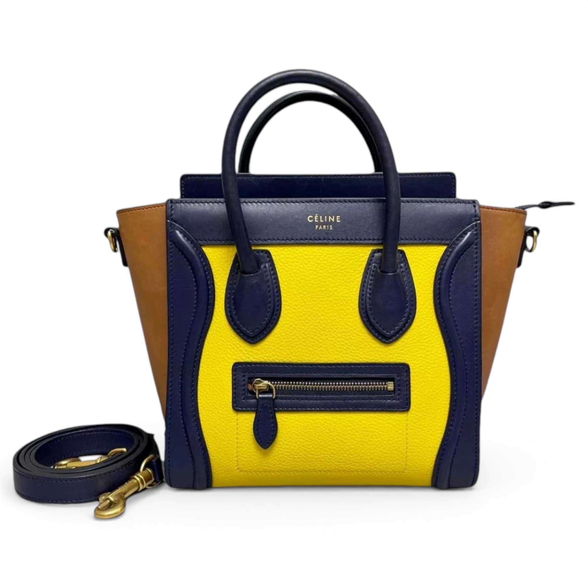 Nano Luggage leather handbag