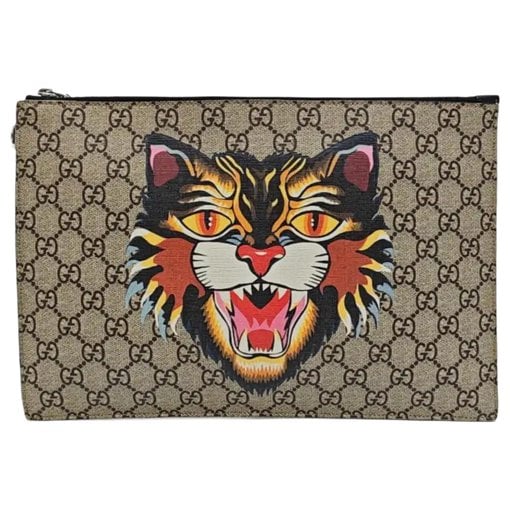 Ophidia GG Supreme leather handbag