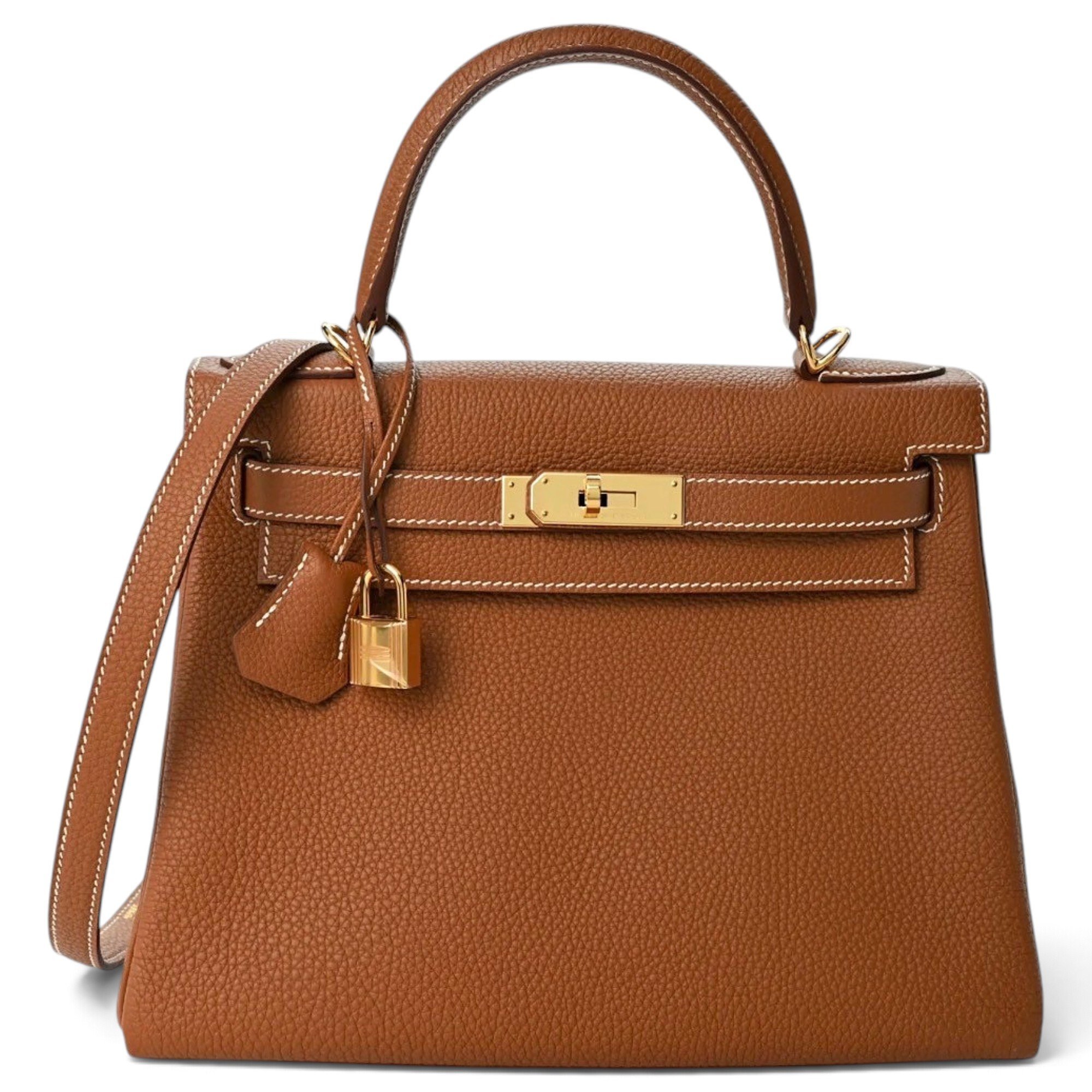 Kelly 28 leather bag