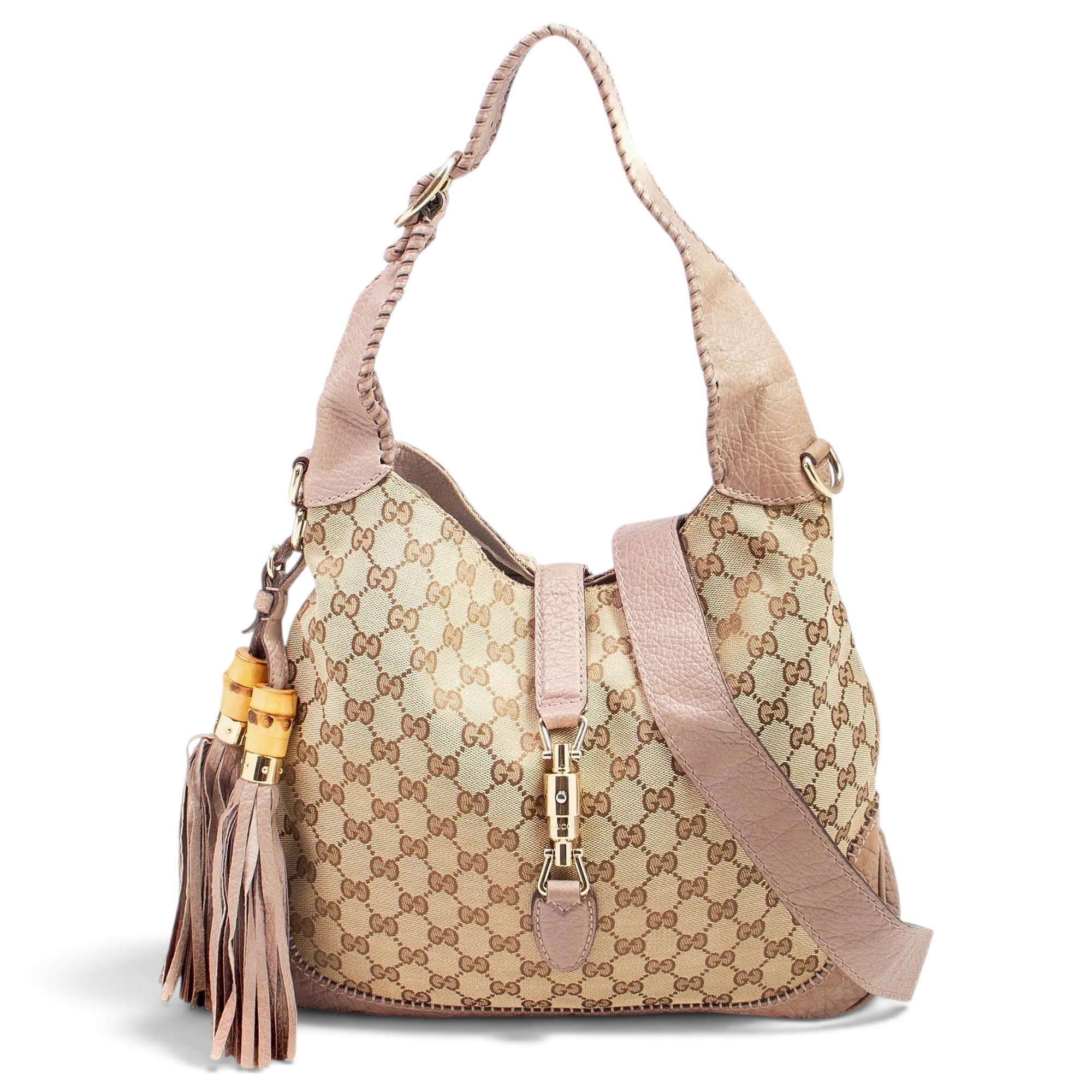 Bamboo leather handbag