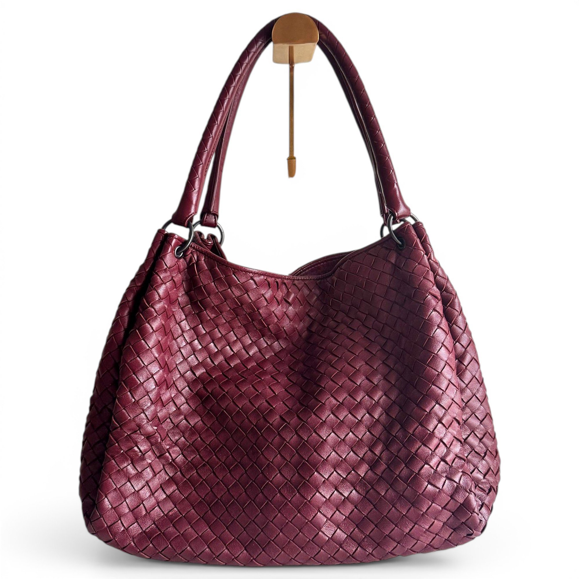 Parachute leather handbag