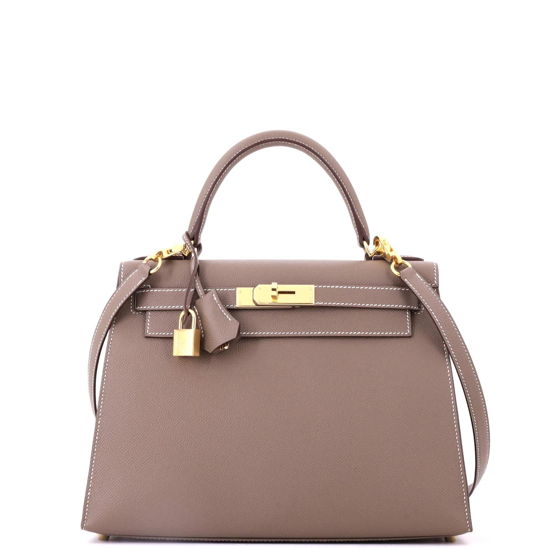 Kelly 28 leather handbag