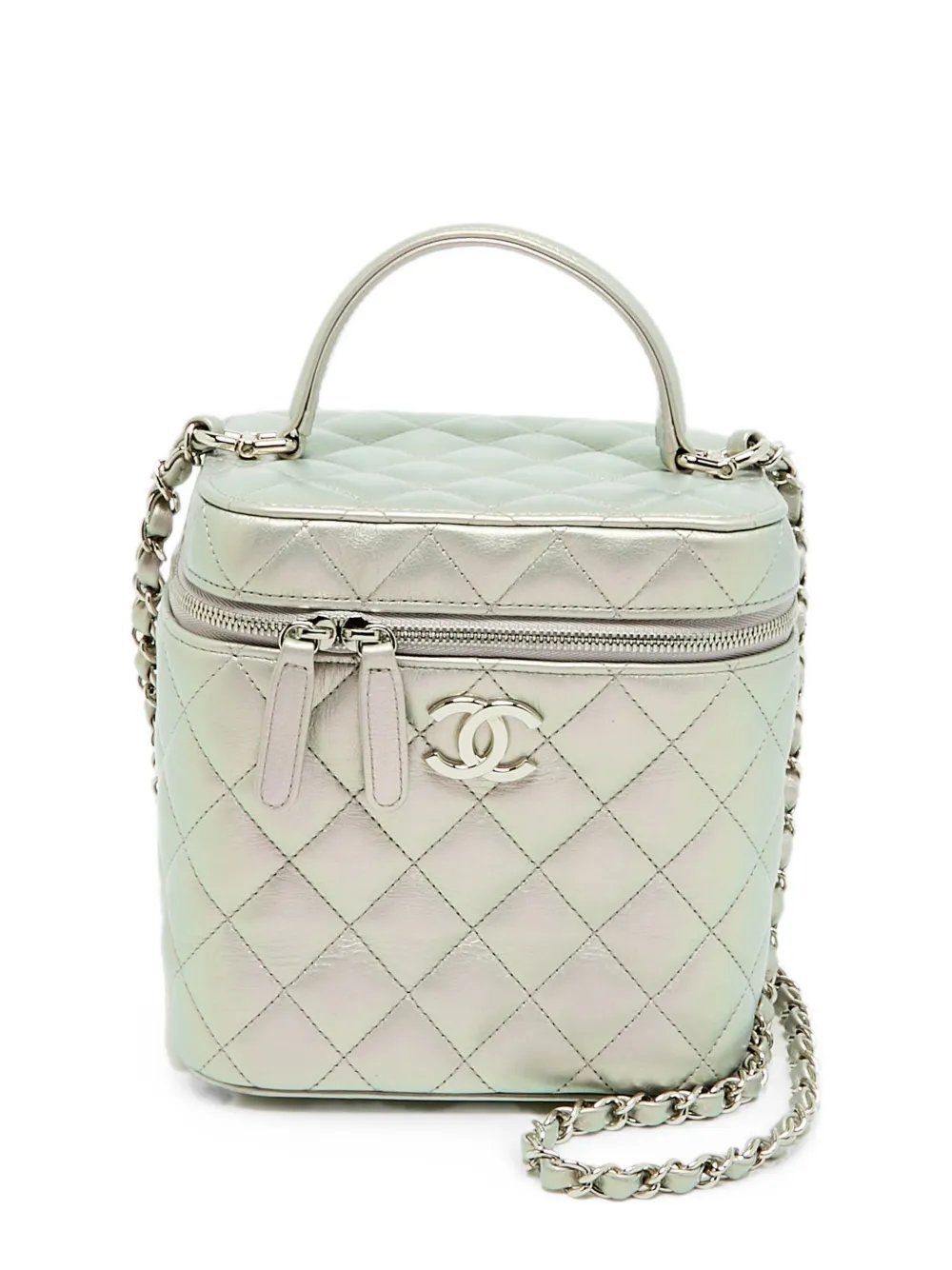 Vanity Case metallic crossbody bag