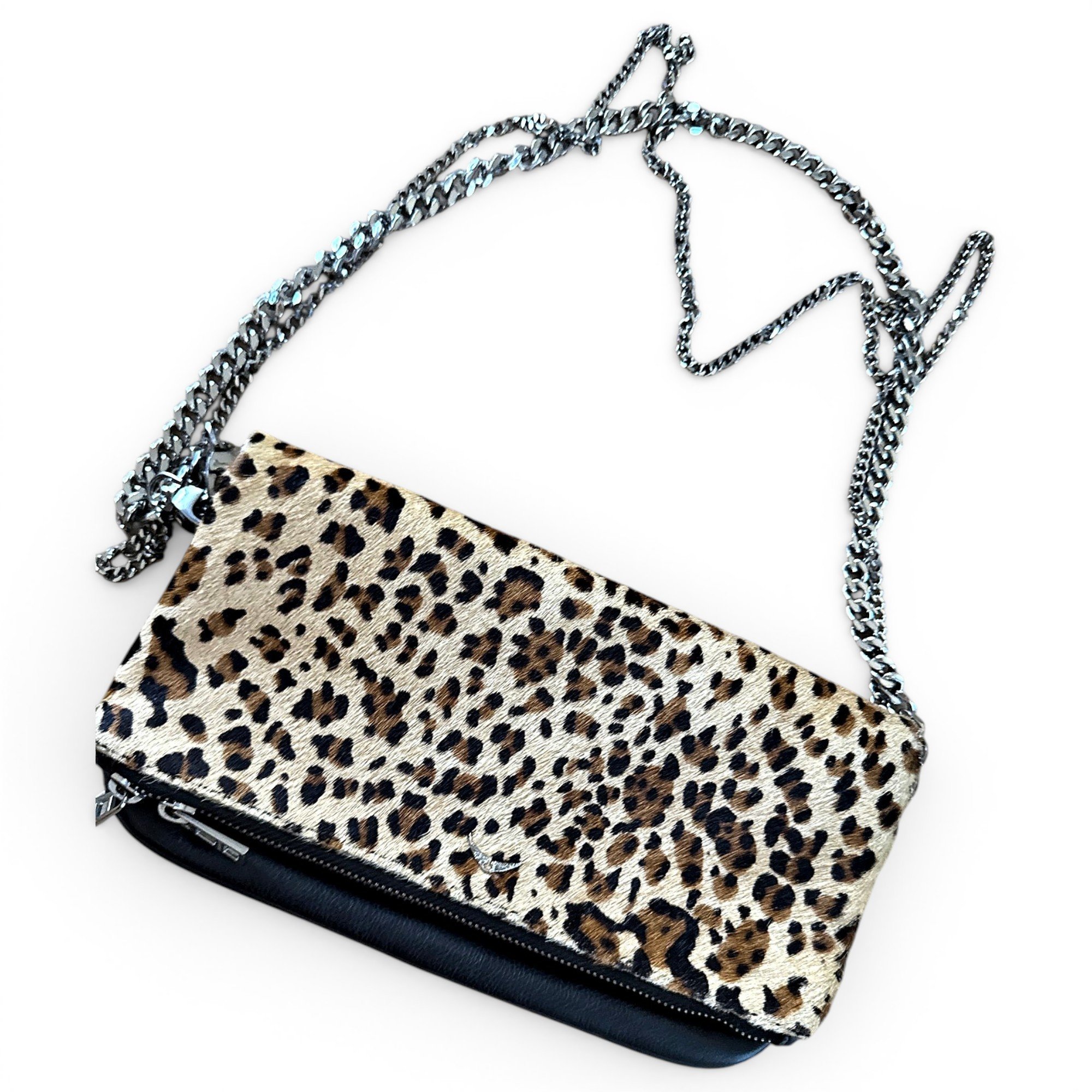Rock pony-style calfskin crossbody bag