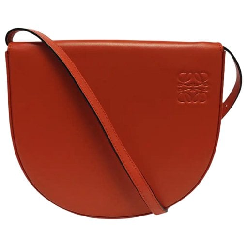 Heel leather crossbody bag