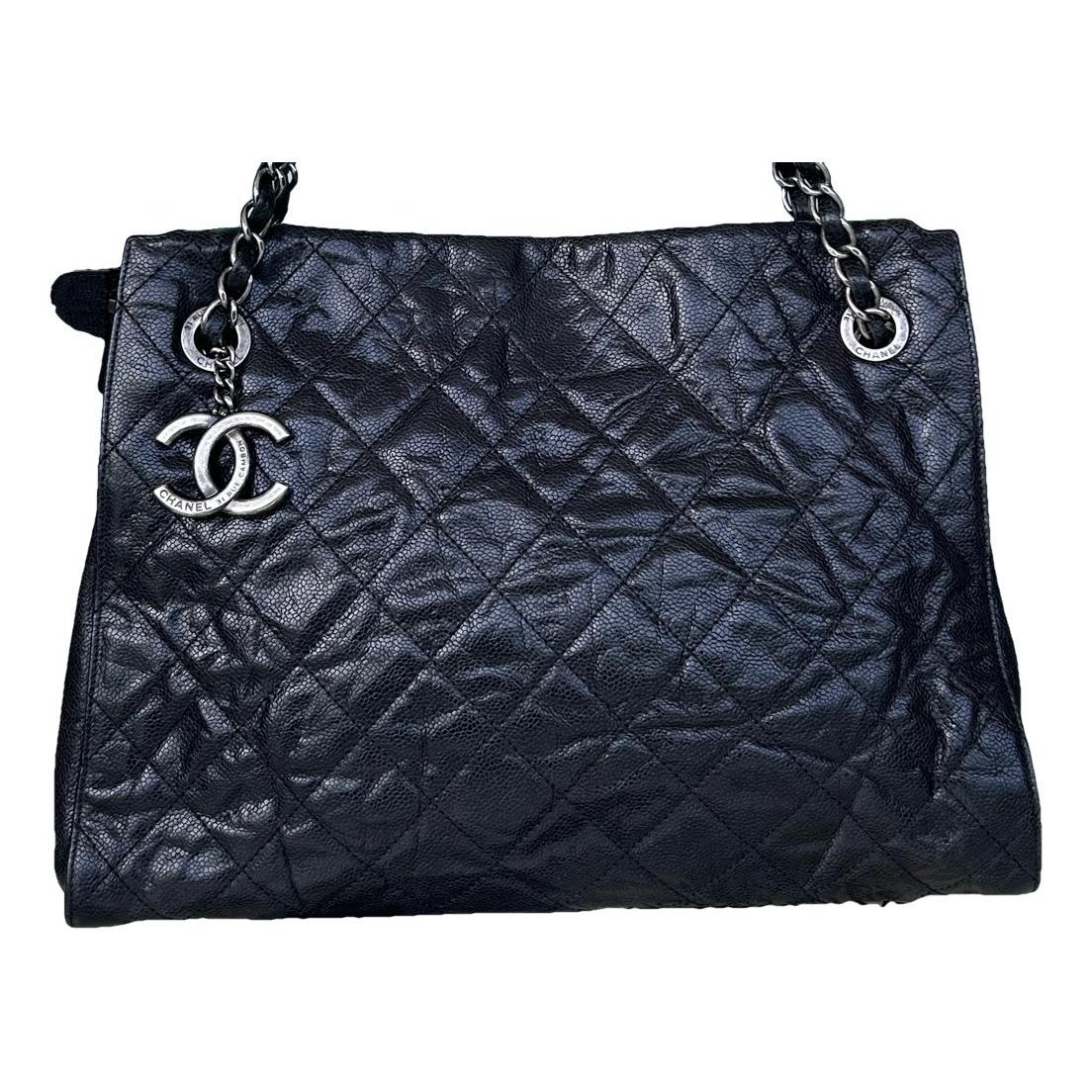 Grand shopping leather tote
