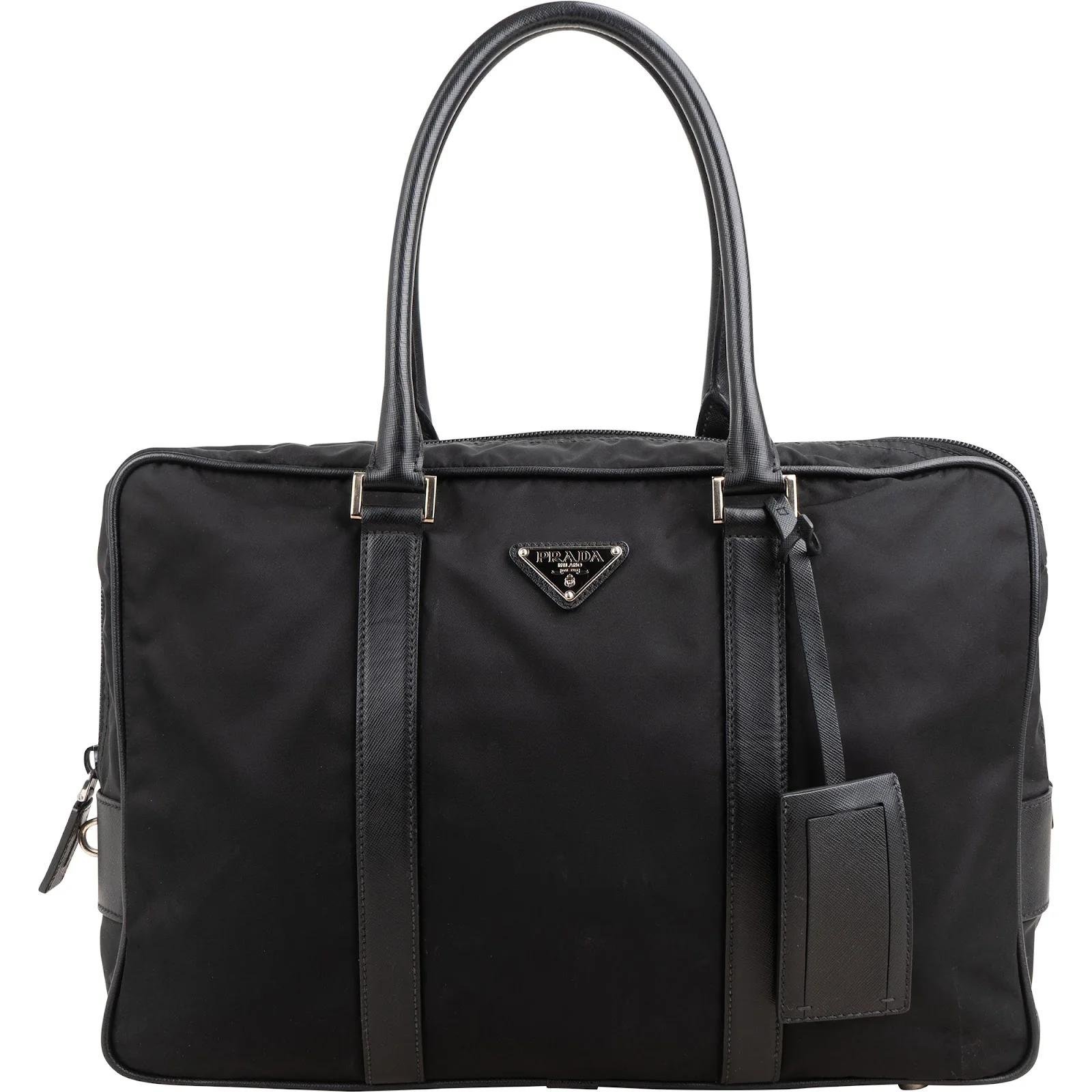 Triangle leather handbag