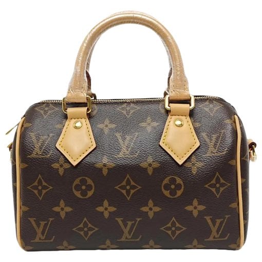 Nano Speedy / Mini HL leather handbag