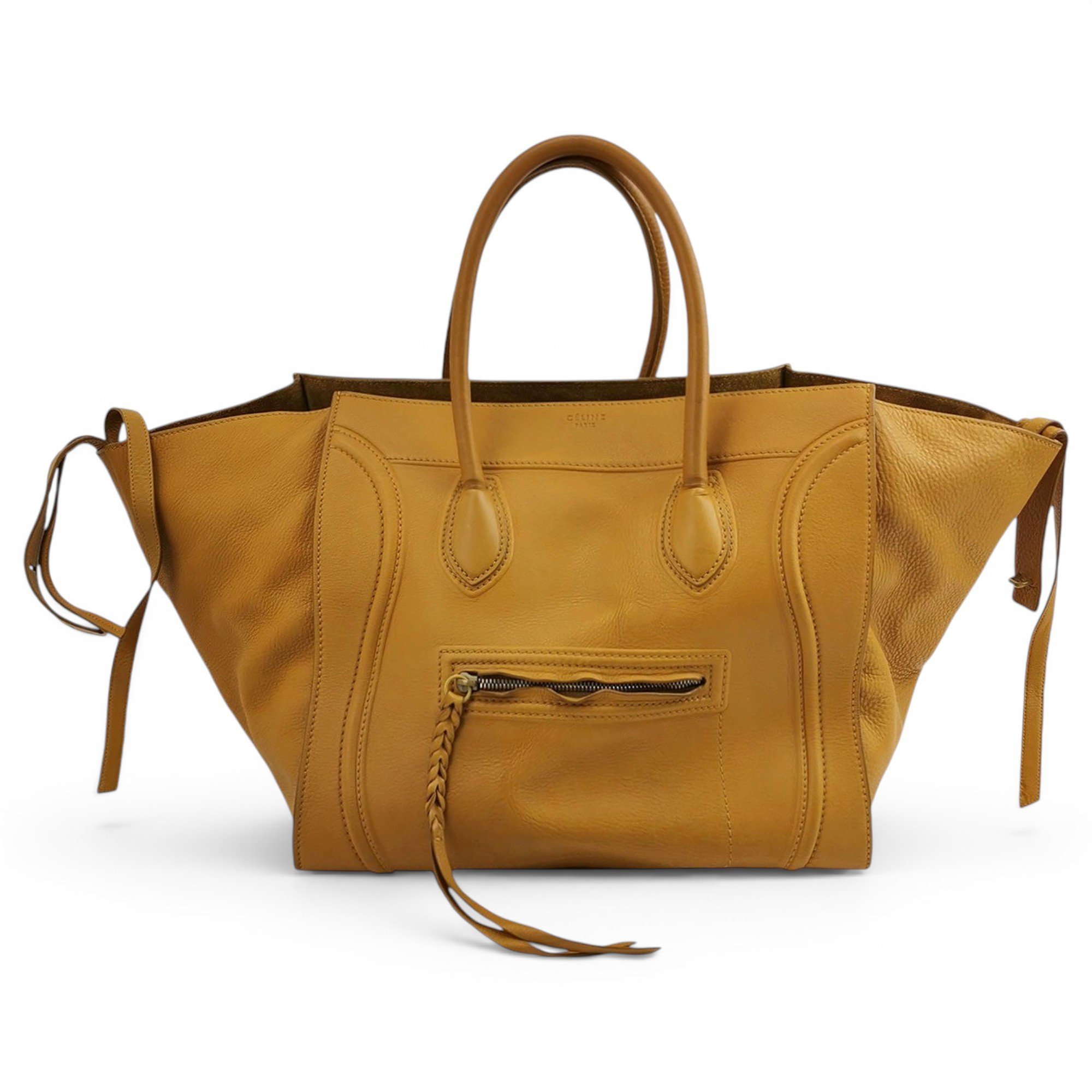 Luggage leather handbag