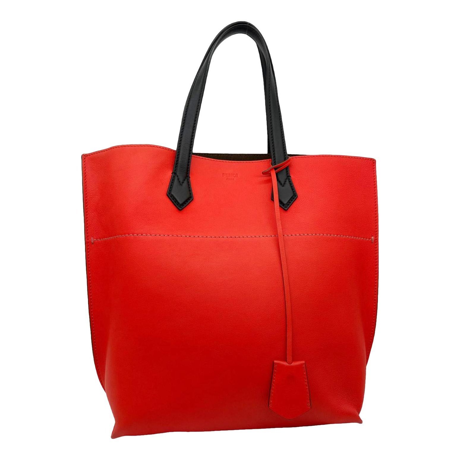Leather tote