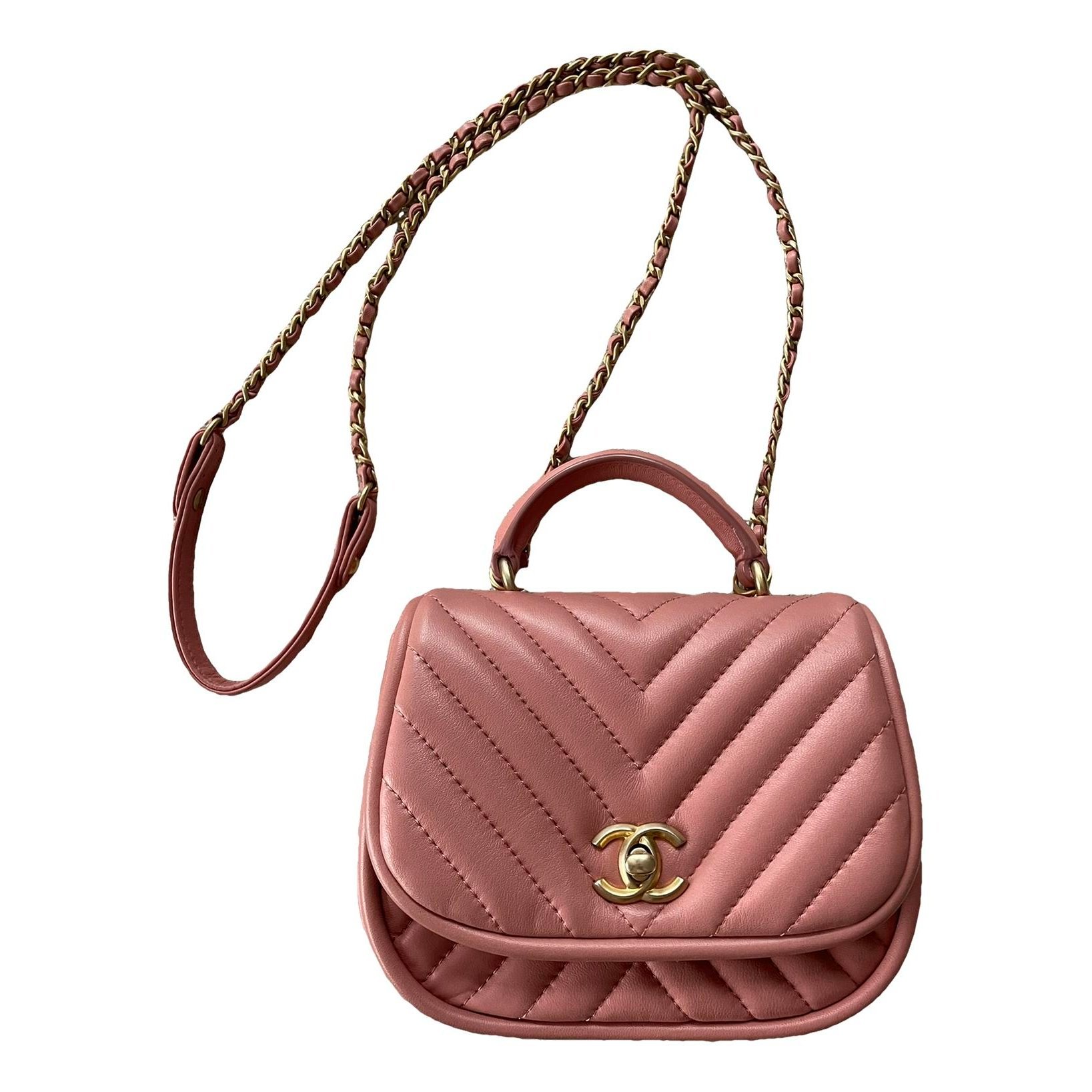 Coco Handle leather handbag
