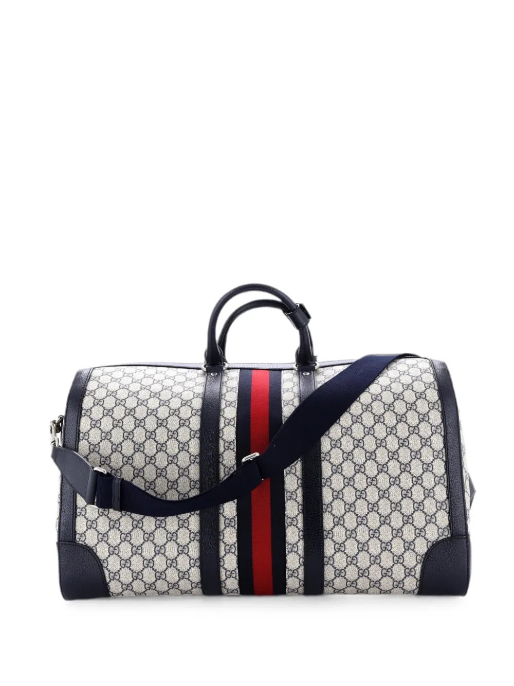 Savoy Web Convertible Duffle Bag GG Coated Canvas Large travel bag