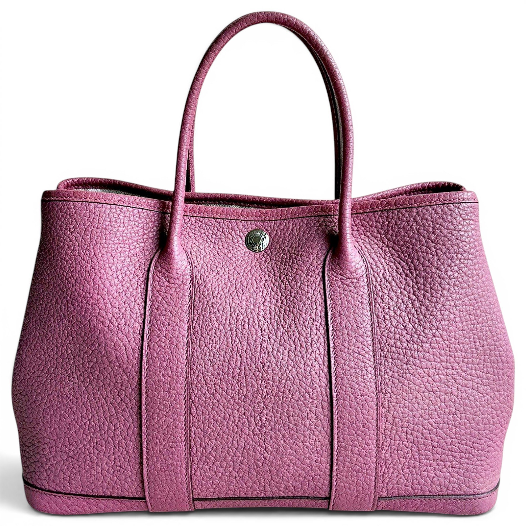 Garden Party leather handbag
