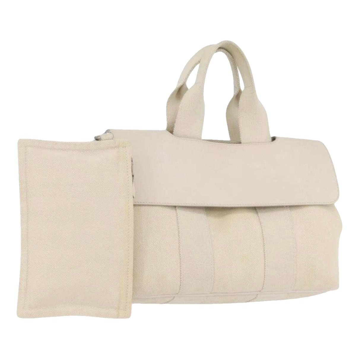 Hermes Valparaiso Pm Handbag Cream