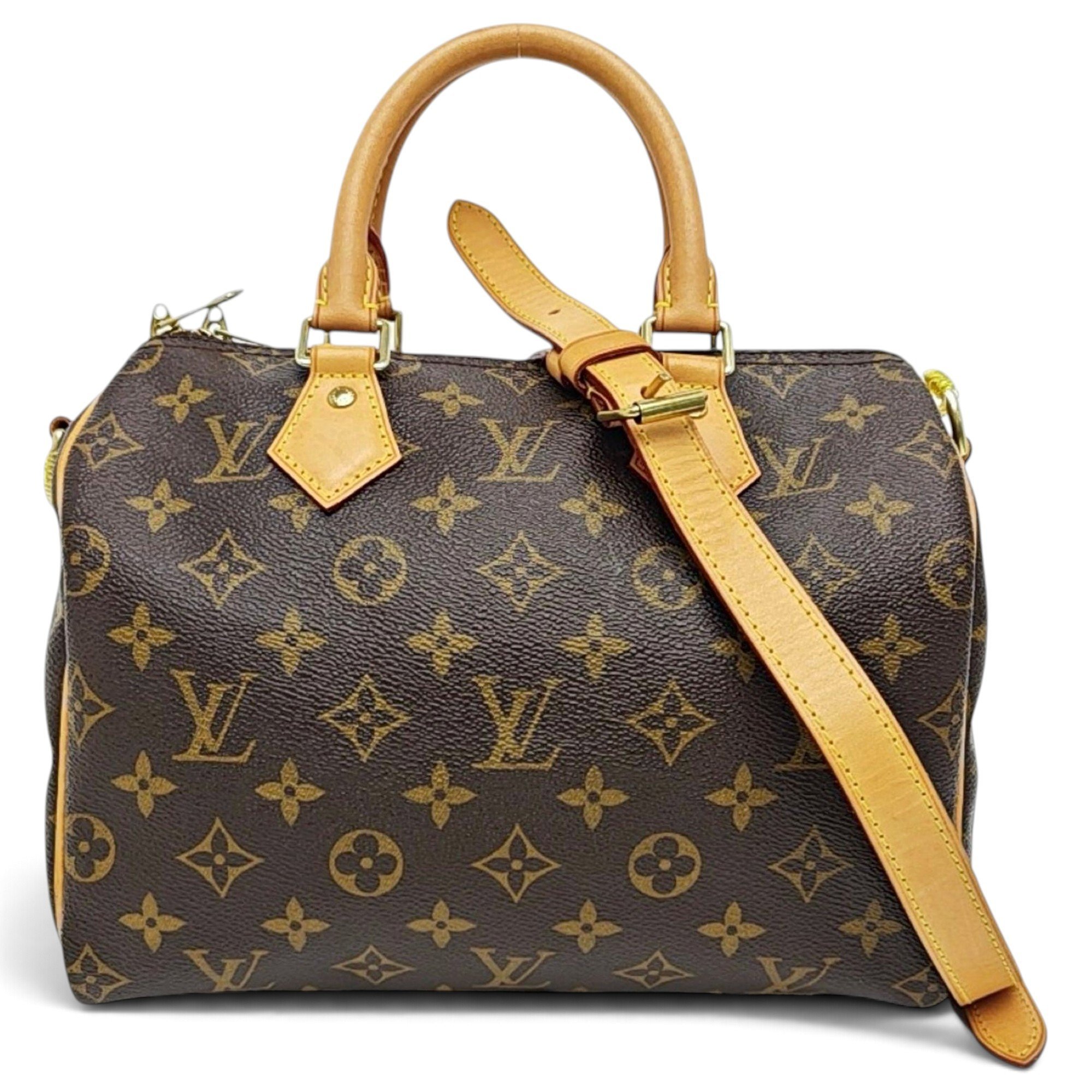 Speedy leather handbag
