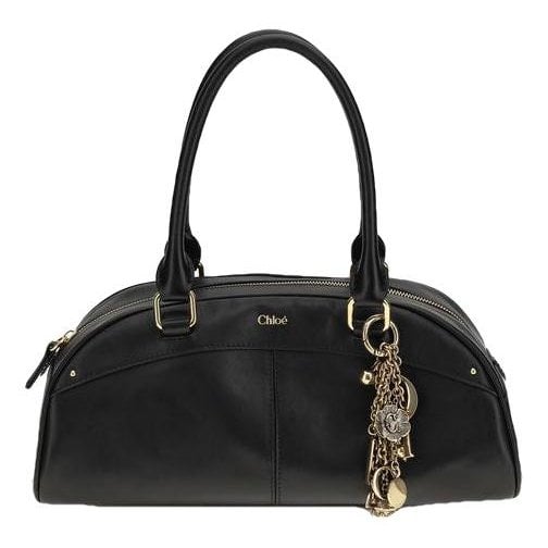 Leather bowling bag