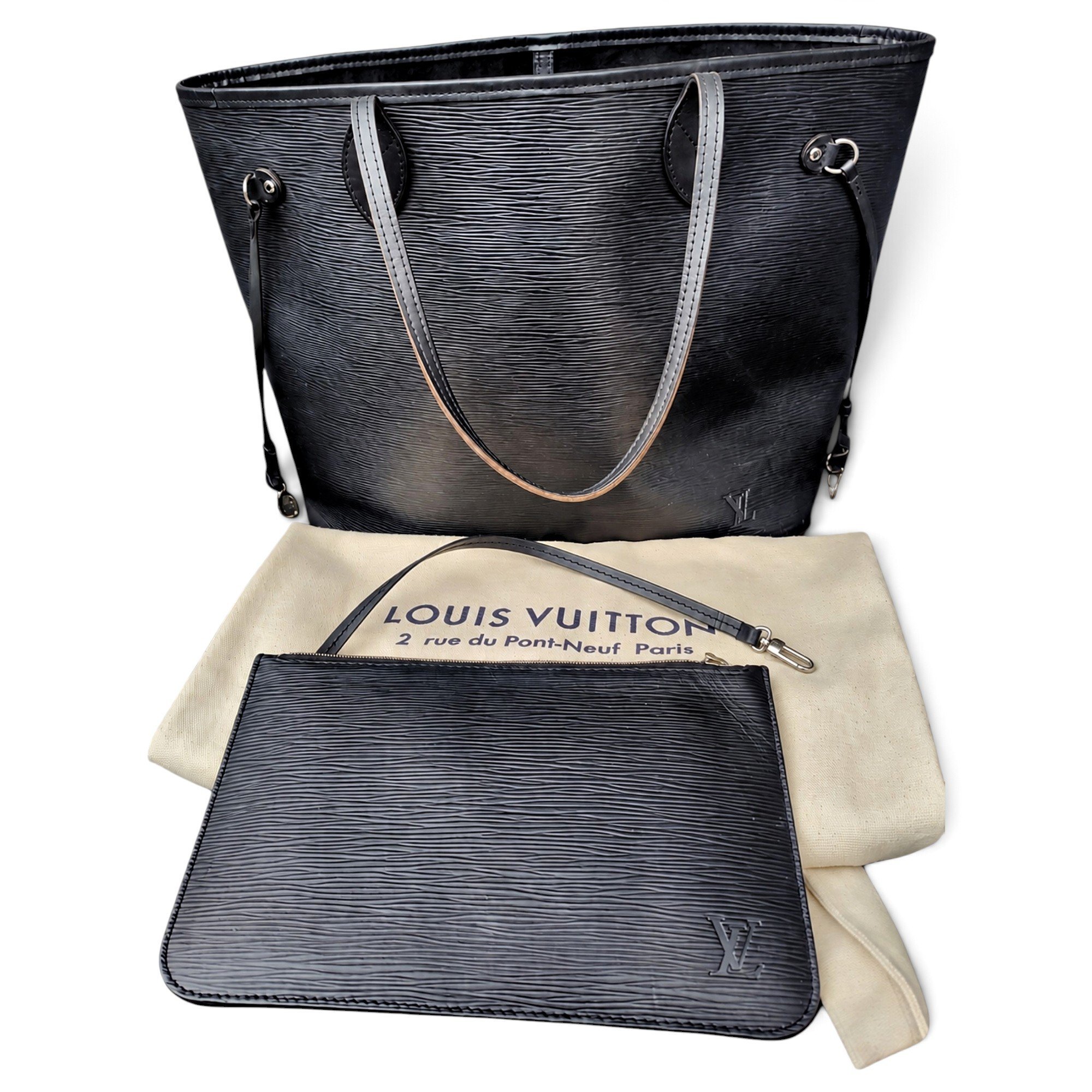 Neverfull leather tote