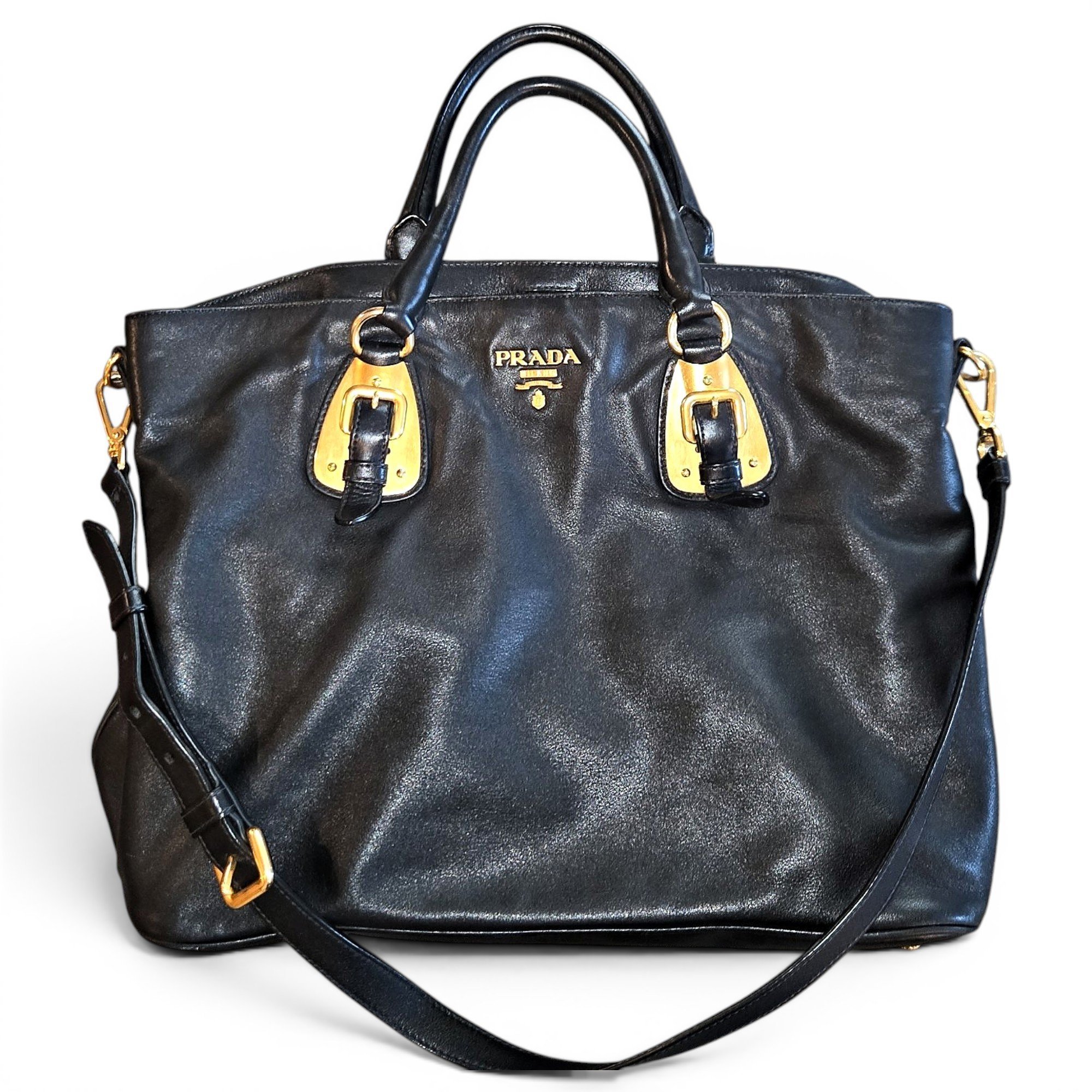 Leather handbag