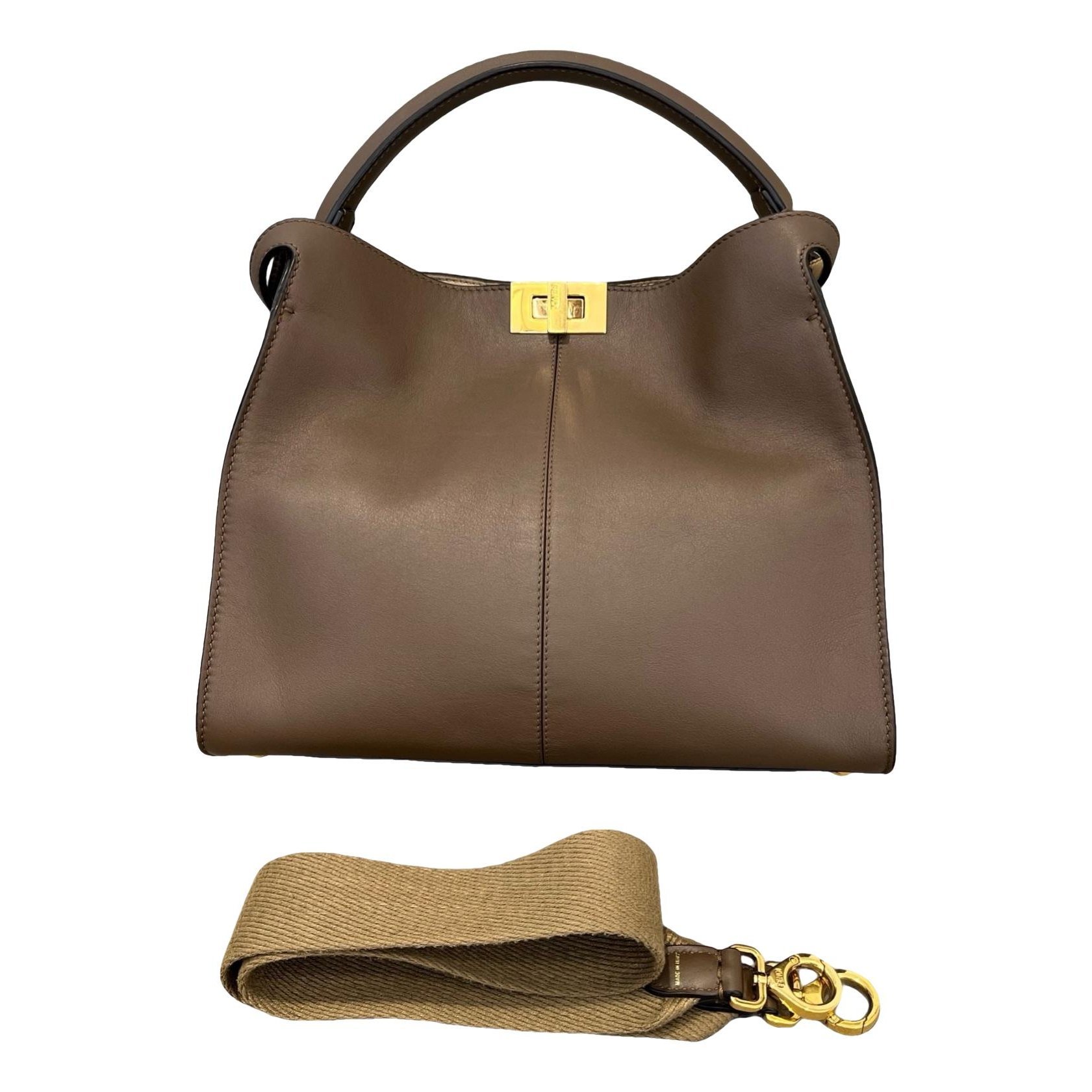Peekaboo X-Lite leather handbag