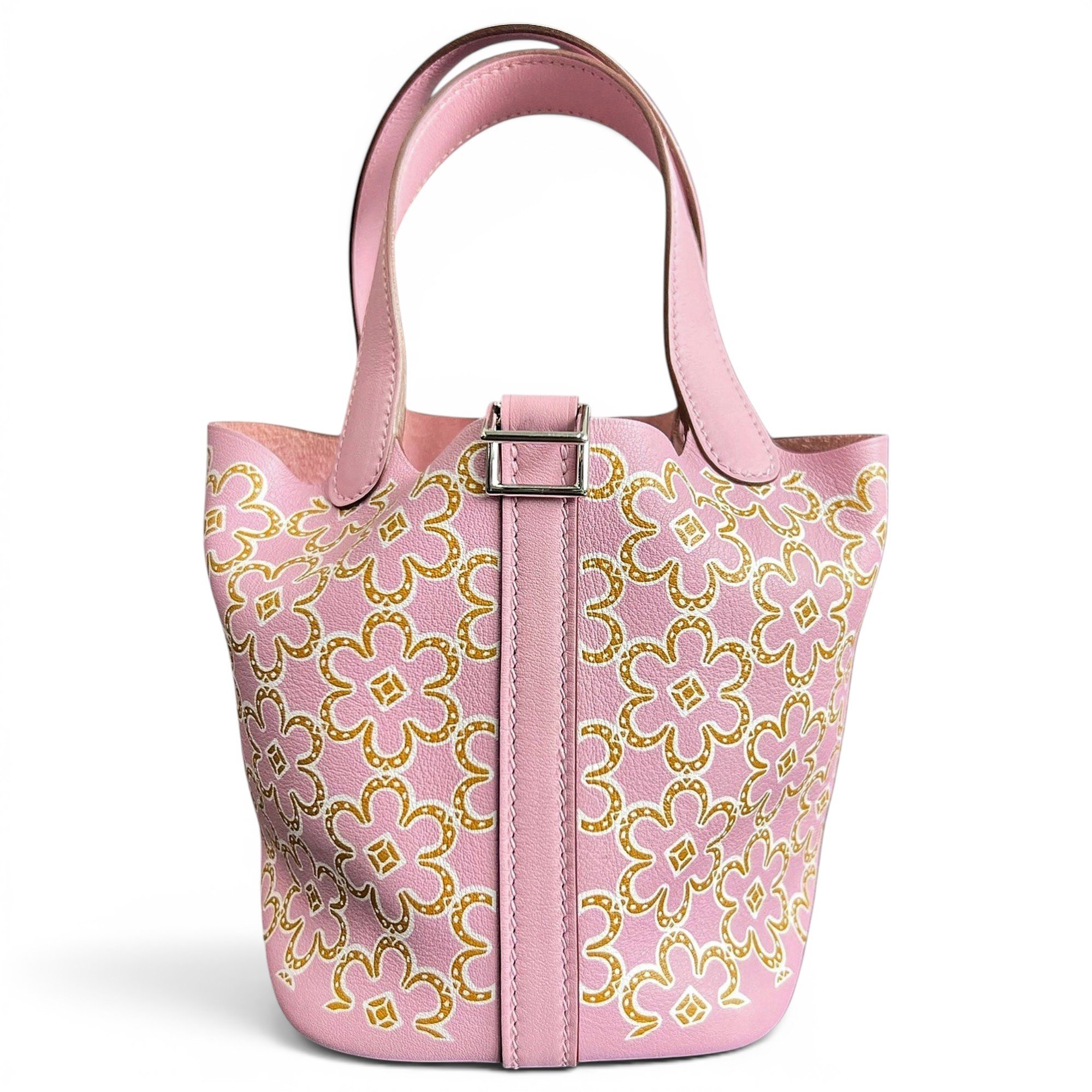 Picotin leather handbag
