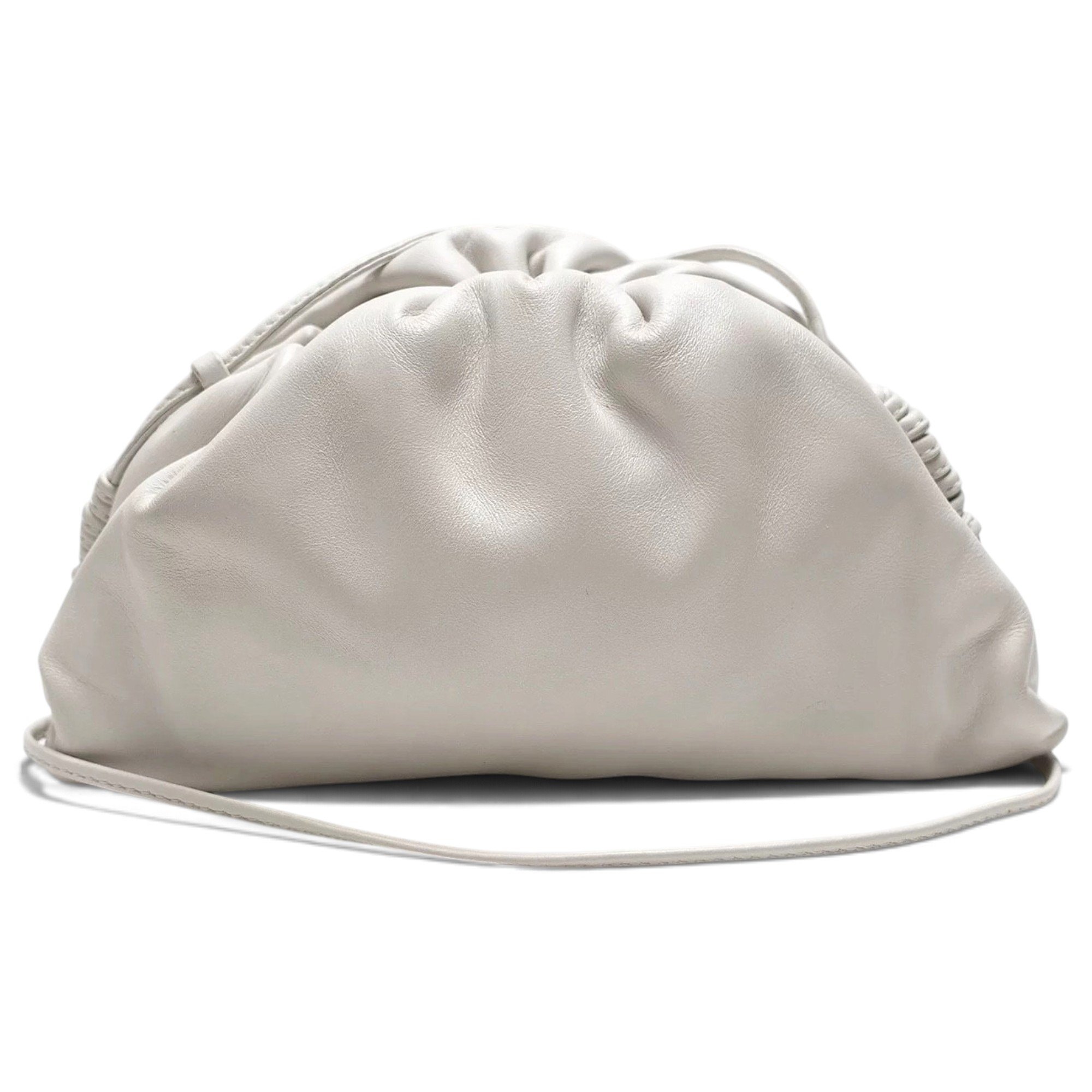 Pouch leather handbag