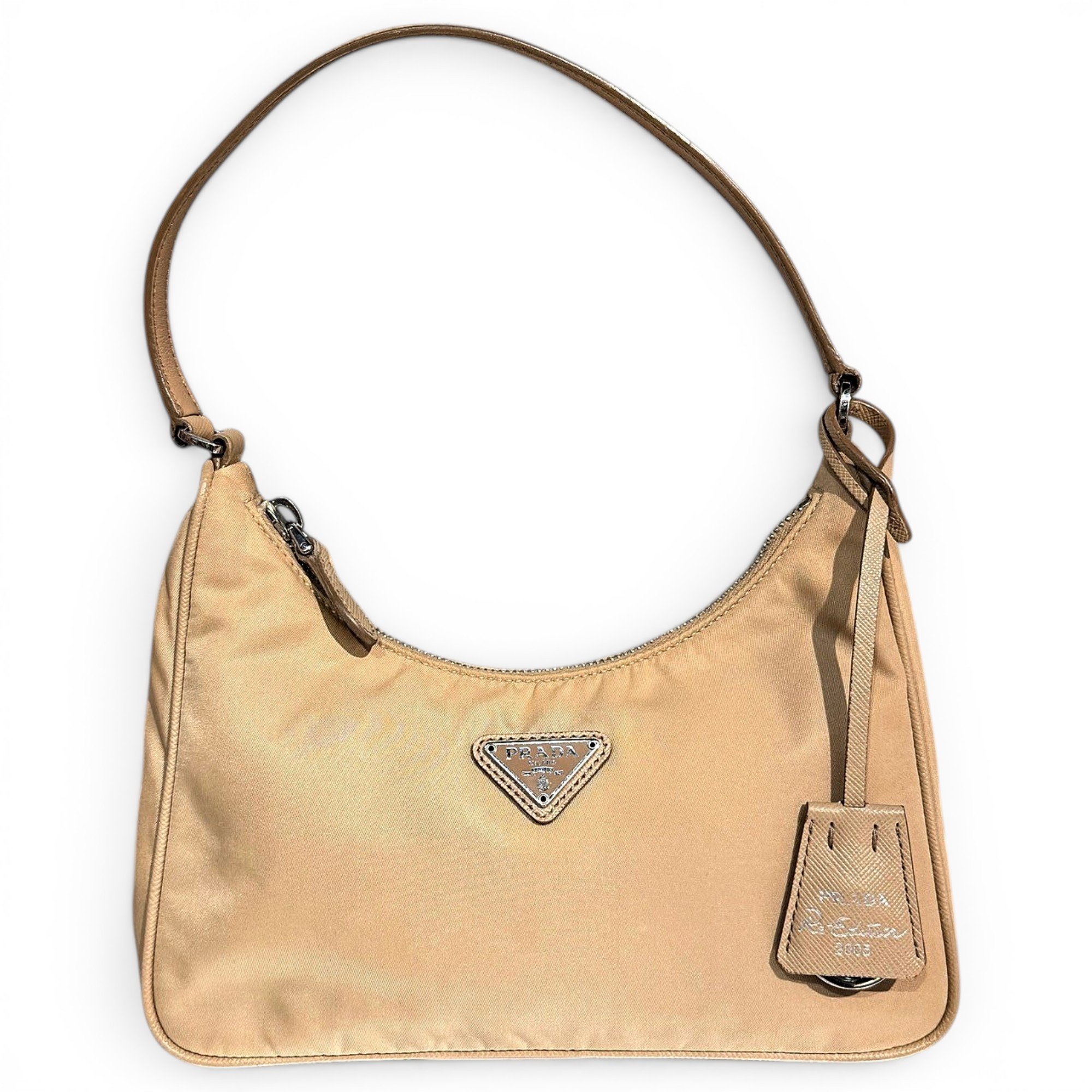 Re-Edition 2005 Zip cloth handbag