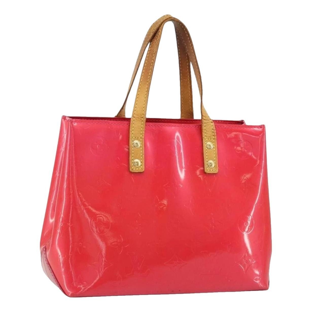 Patent leather handbag